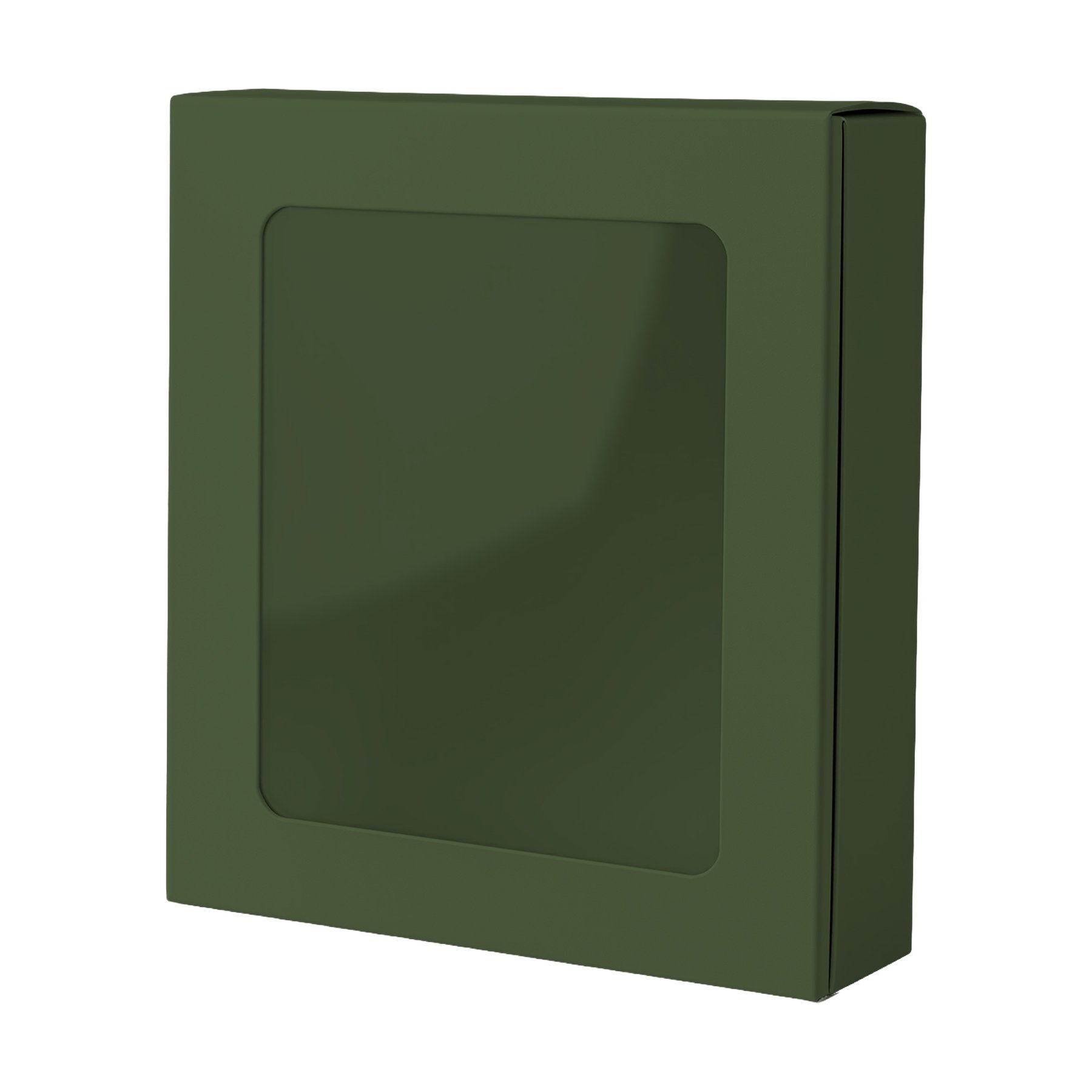 GiftBox Mockup | Military Green Angle45 View | POD Print Mockup | Instant JPG Download | Commercial Licence Included | MockupBulk