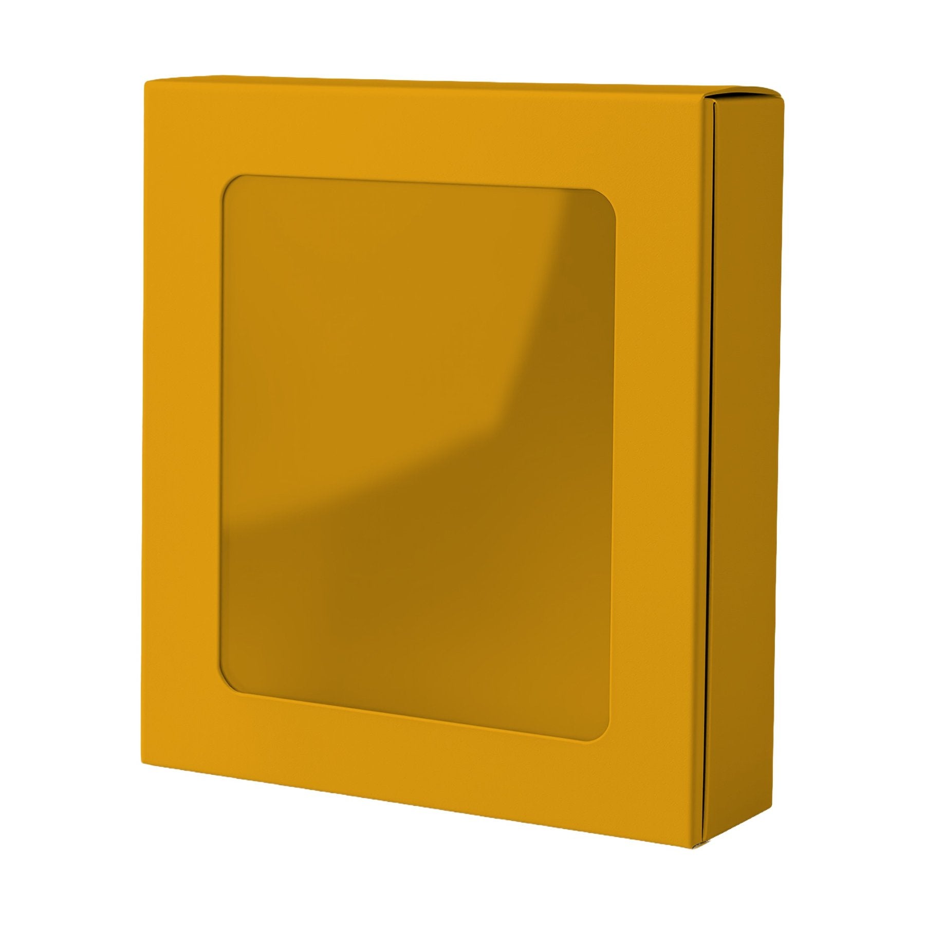 Mustard Angle45 View GiftBox Mockup | Print on Demand Mockup | High-Res JPG Download | Commercial Use Included | MockupBulk