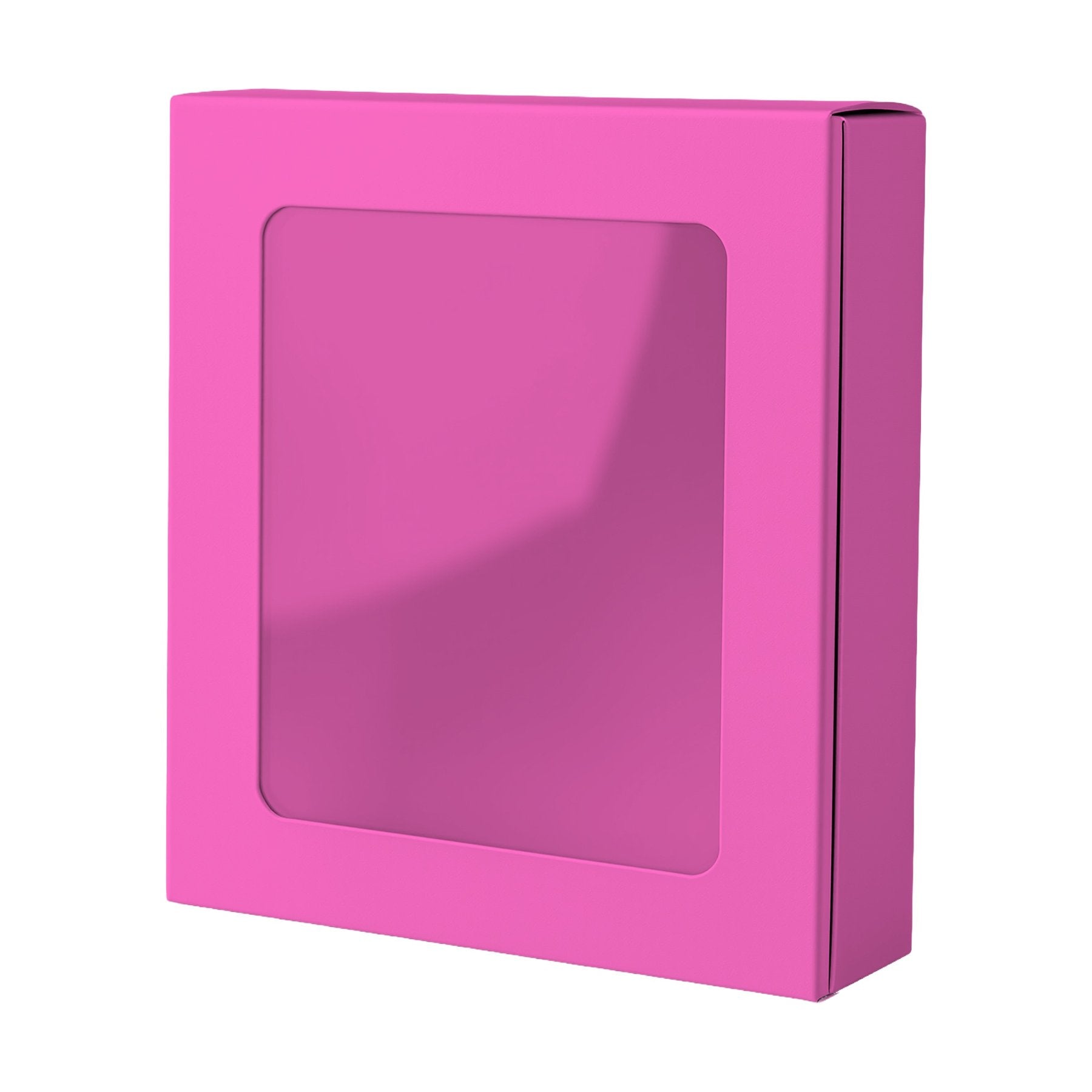 GiftBox Mockup | Neon Pink Angle45 View | Shopify Etsy Mockup Template | High-Res JPG | Commercial Use Download | MockupBulk