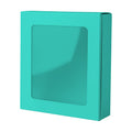 GiftBox Mockup | Turquoise Angle45 View — Instant Download JPG Mockup | POD Etsy Redbubble Printful | Commercial Use | MockupBulk