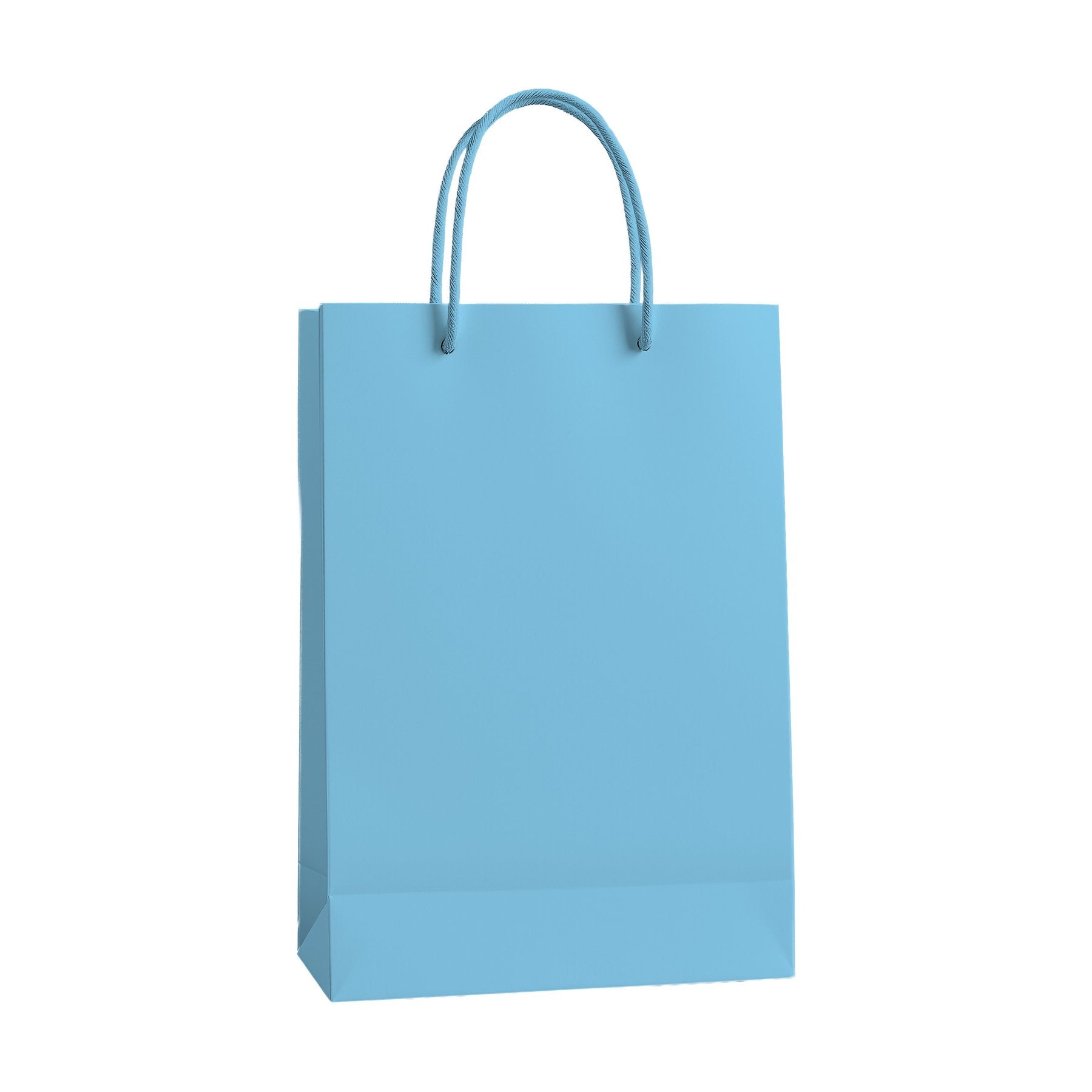 Baby Blue PaperBag Mockup | Digital Download Mockup | High-Resolution JPG | Commercial Use Included | MockupBulk