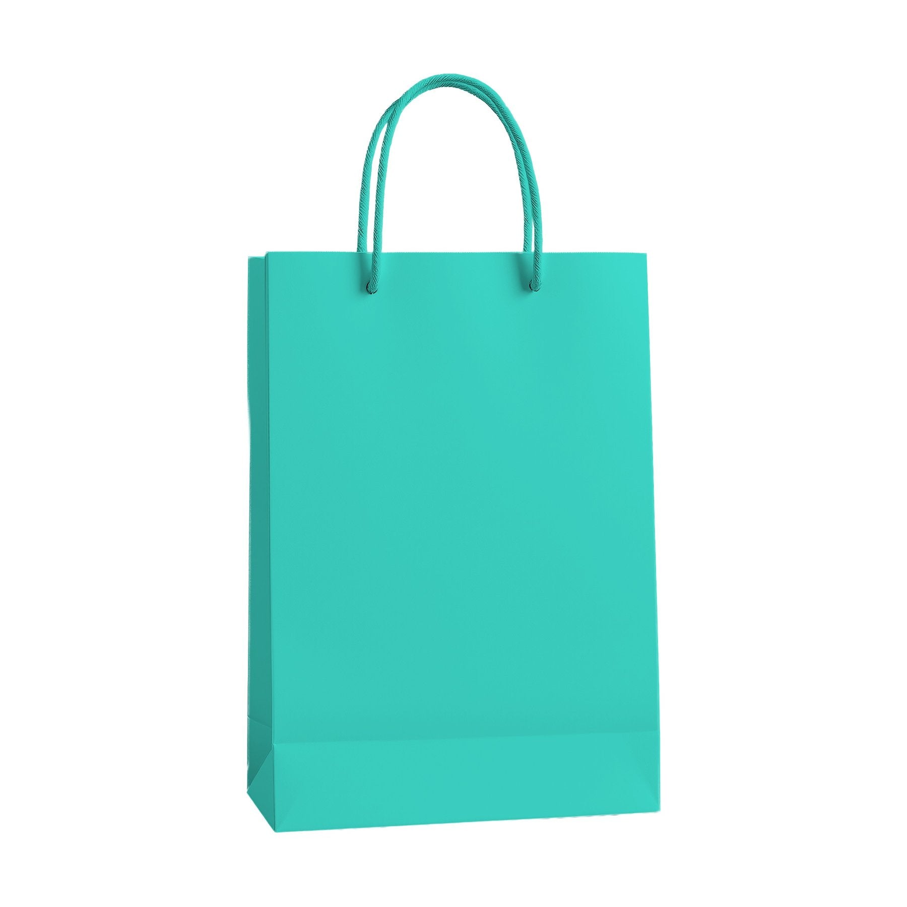 PaperBag Mockup | Turquoise | JPG Mockup Download | For POD Sellers Designers Etsy Shops | Commercial Use | MockupBulk