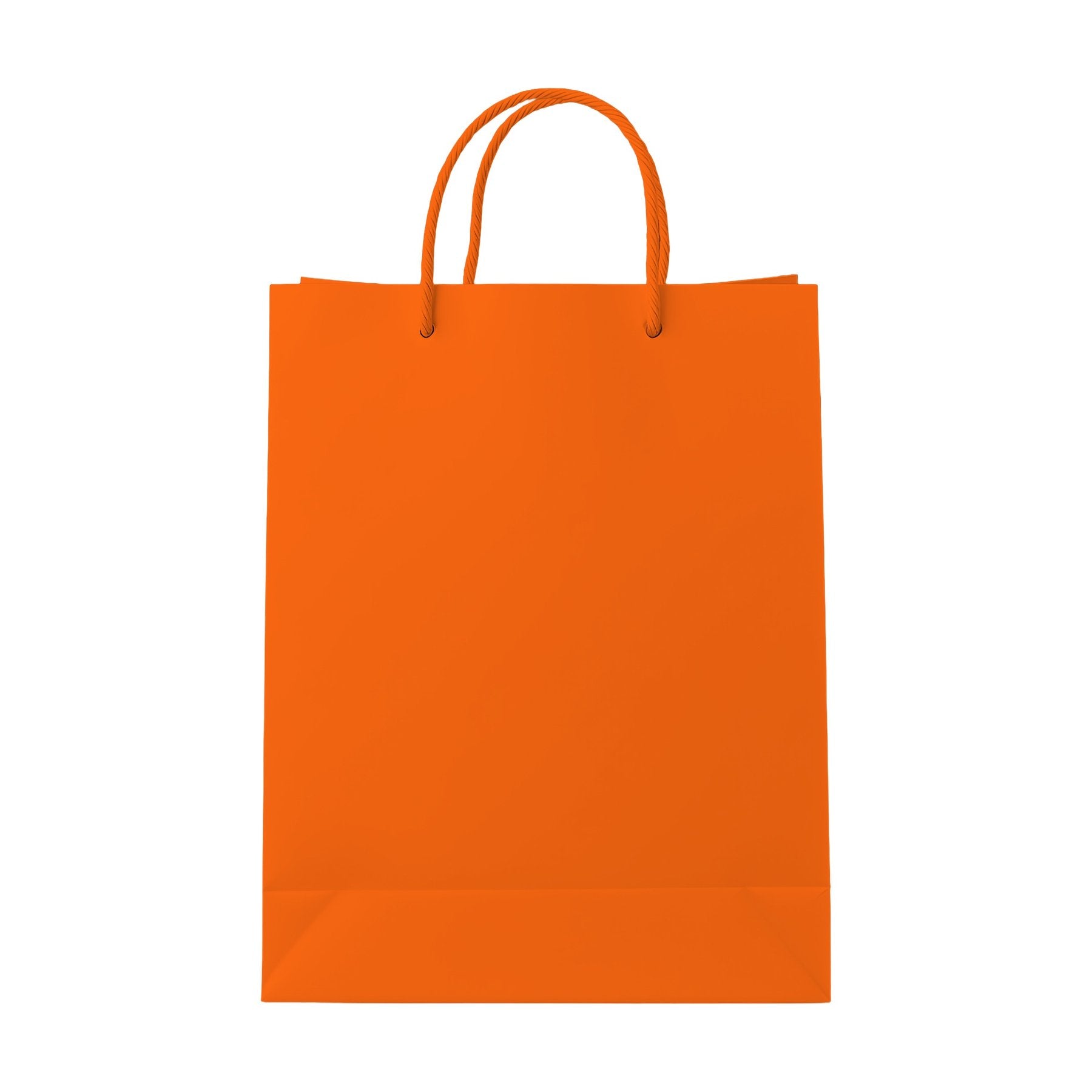 PaperBag Mockup | Bright Orange | High-Res JPG Instant Download | Commercial Use | Etsy POD Shopify Template | MockupBulk