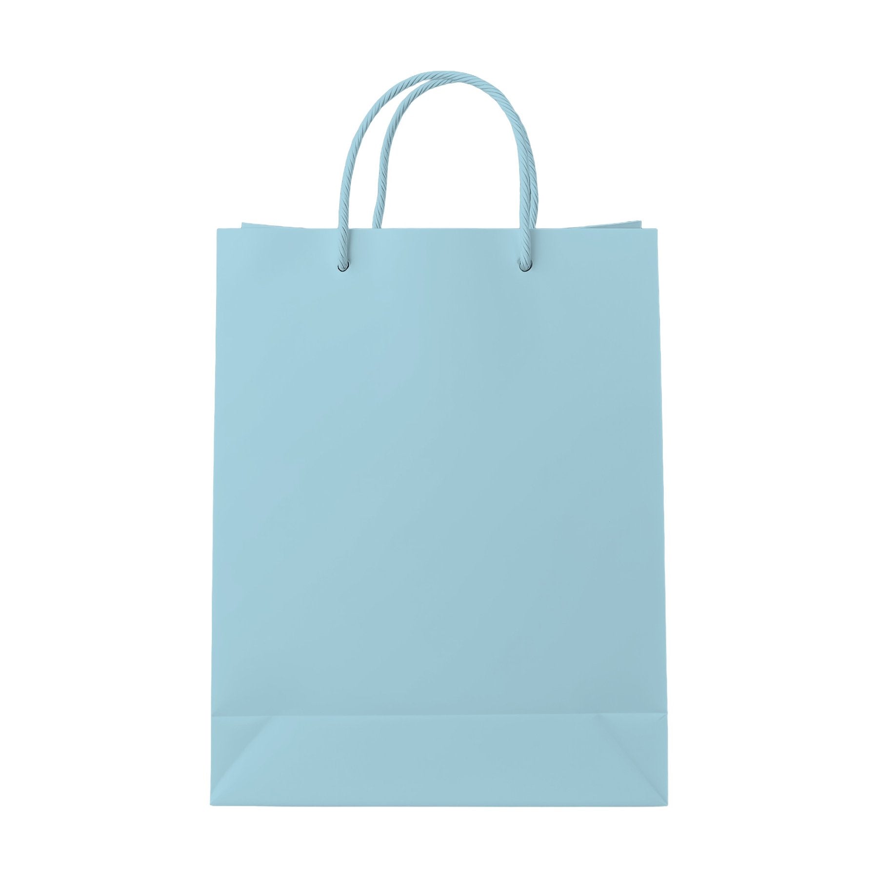 PaperBag Mockup | Light Blue | Print on Demand Mockup | High-Res JPG Download | Commercial Use Included | MockupBulk