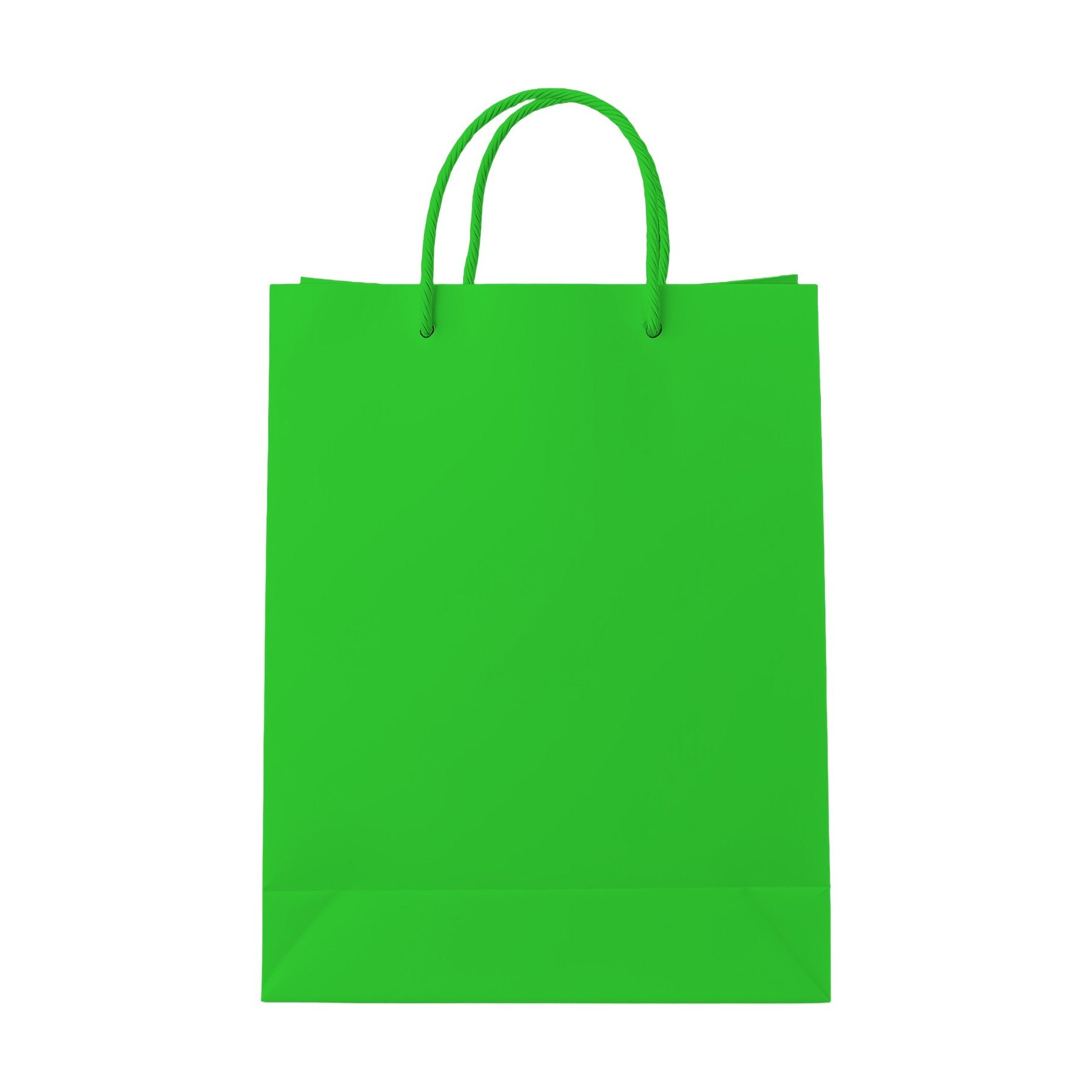 PaperBag Mockup | Lime | Print on Demand Mockup | High-Res JPG Download | Commercial Use Included | MockupBulk