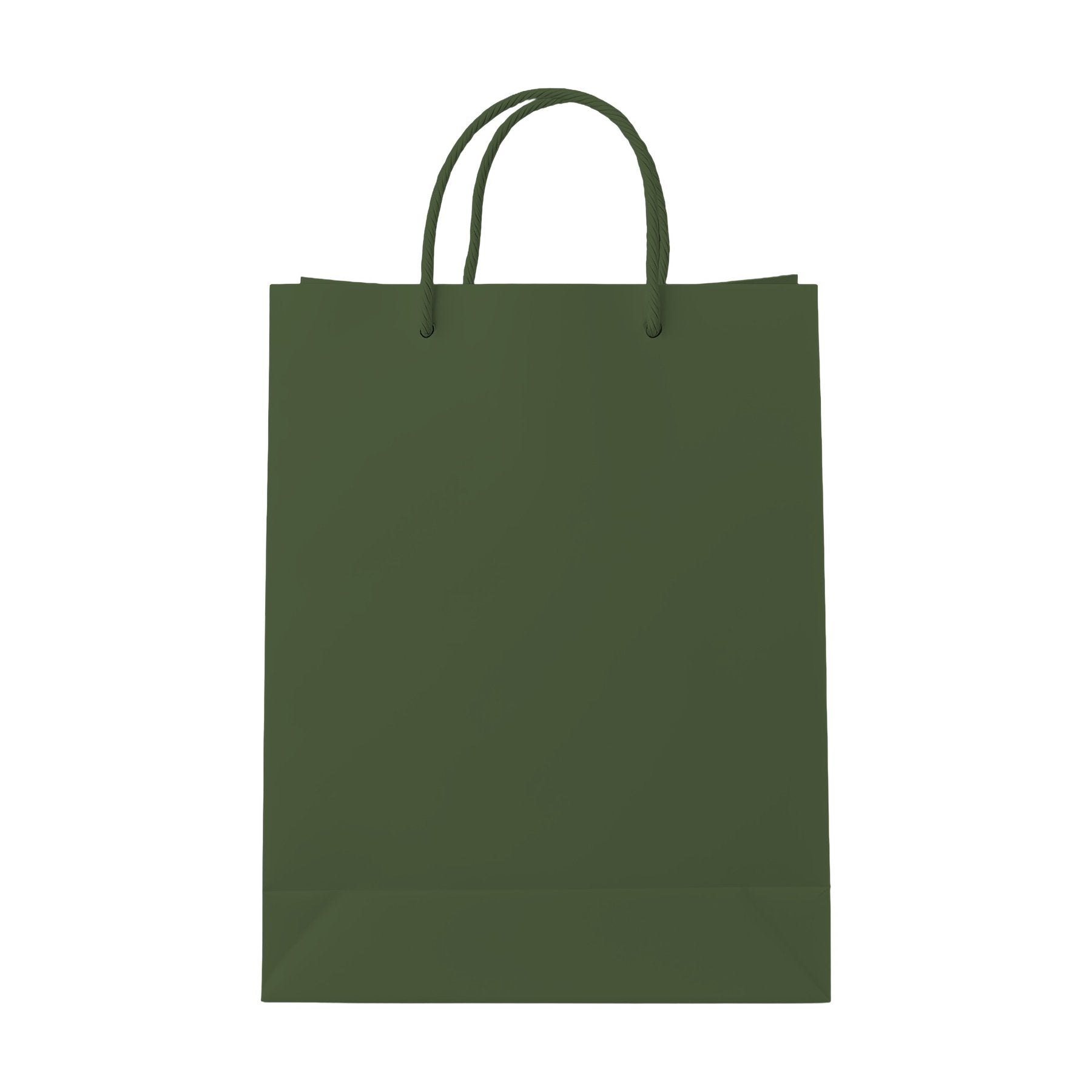 PaperBag Mockup | Military Green — Print on Demand Mockup | High-Res JPG Download | Commercial Use Included | MockupBulk