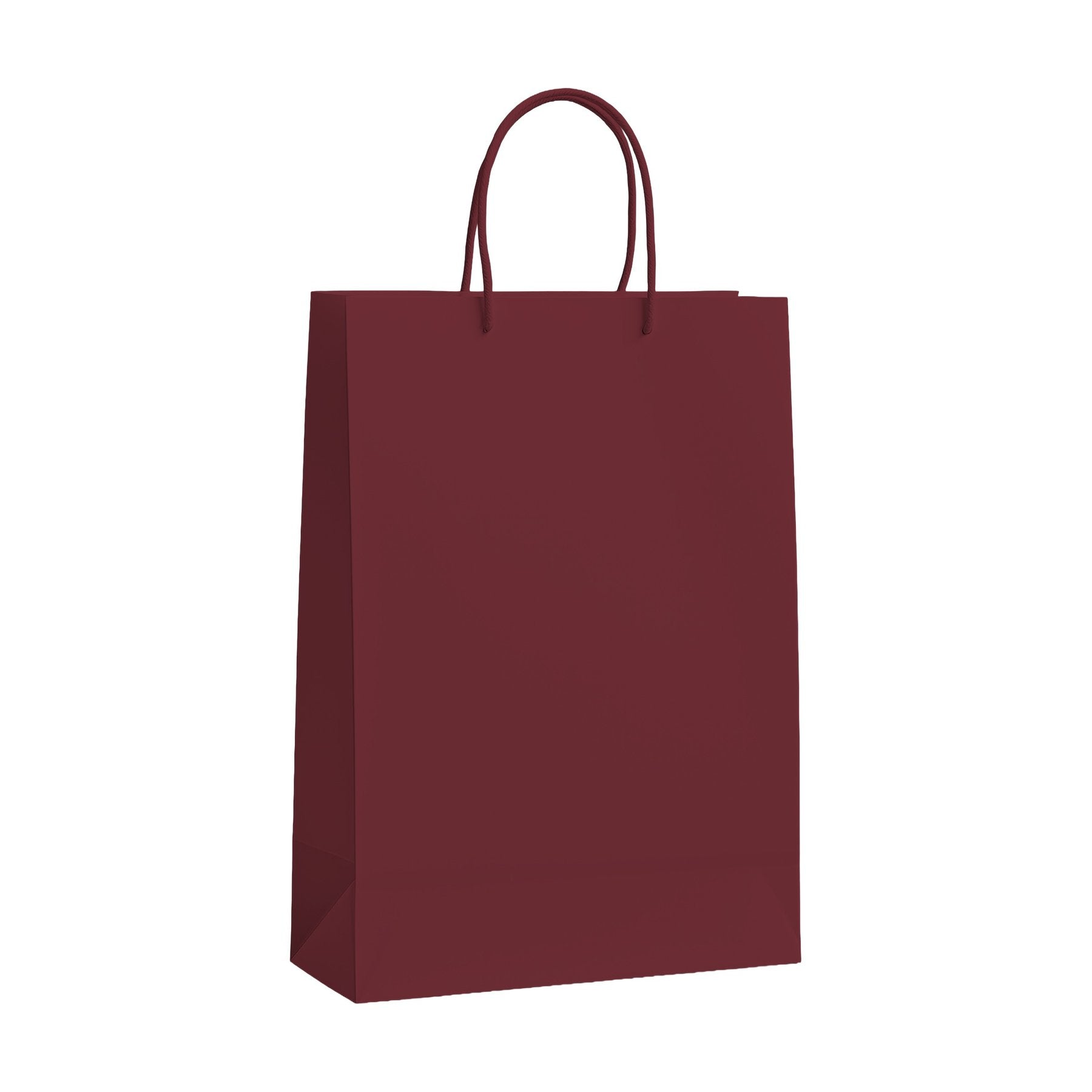 PaperBag Mockup — Burgundy — Digital Download Mockup | High-Resolution JPG | Commercial Use Included | MockupBulk