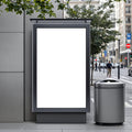 Street Advertising Frame Mockup — Blank Template #161 — Print-on-Demand Frame Mockup | bulkmockup JPG | Commercial Licence | MockupBulk