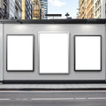Blank Template #169 Street Advertising Frame Mockup | Frame Template JPG | Instant bulkmockup Download | Commercial Use | MockupBulk