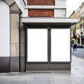 Street Advertising Frame Mockup | Blank Template #175 | Blank Frame Template | High-Res JPG Instant Download | Commercial Use | bulkmockup | MockupBulk
