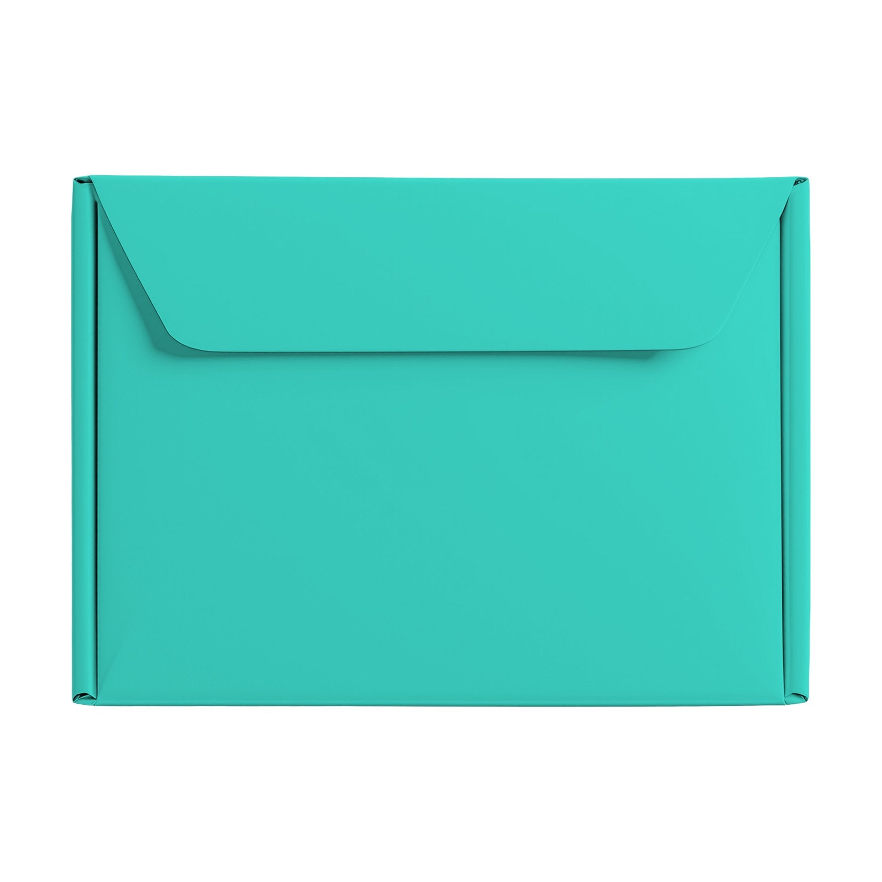 Mailer Mockup — Turquoise Box Fit — Instant Download JPG Mockup | POD Etsy Redbubble Printful | Commercial Use | MockupBulk