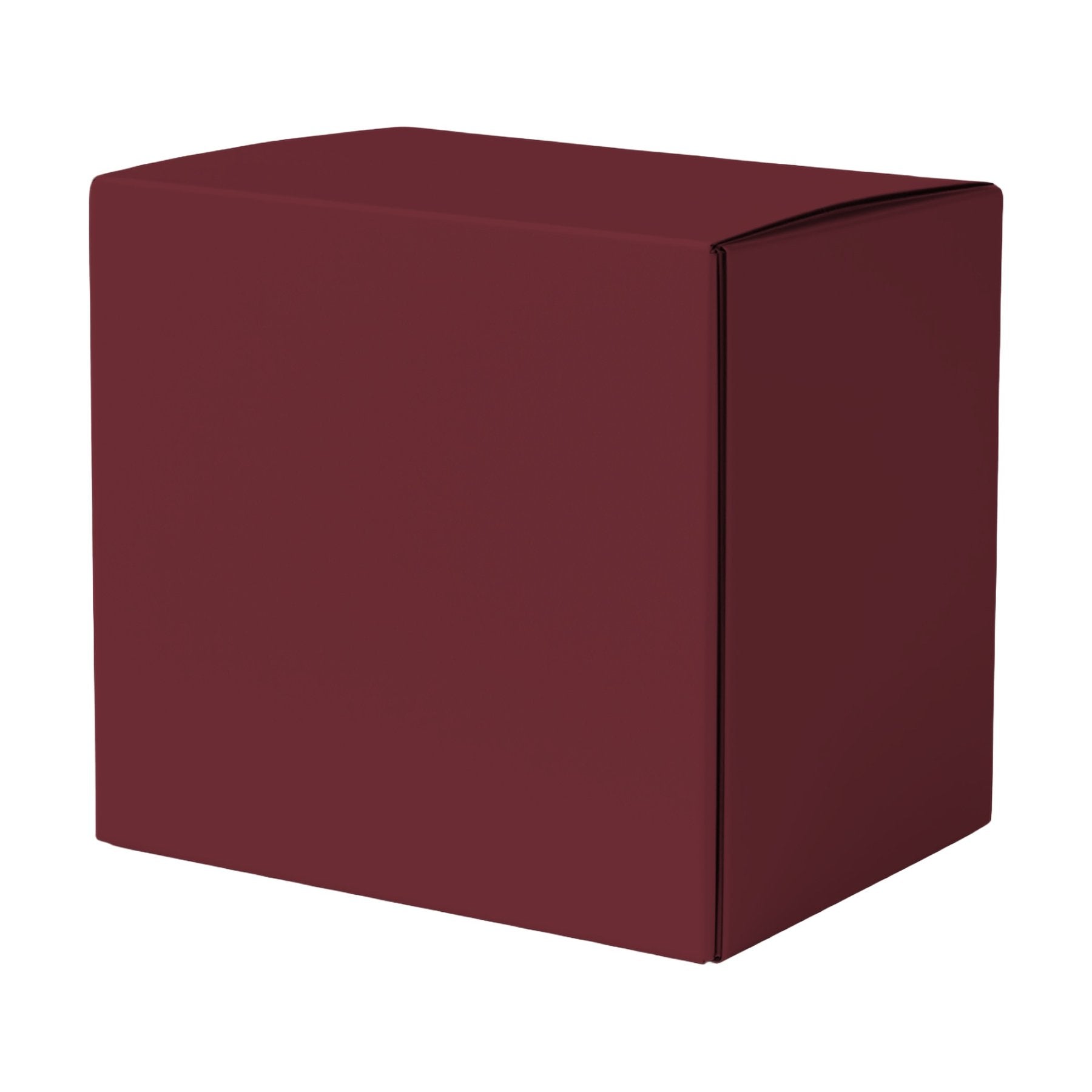 ShippingBox Mockup, Burgundy | Shopify Etsy Mockup Template | High-Res JPG | Commercial Use Download | MockupBulk
