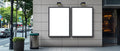 Blank Template #178 Street Advertising Frame Mockup | Digital Frame Mockup | bulkmockup JPG Download | For POD Etsy Shopify | MockupBulk