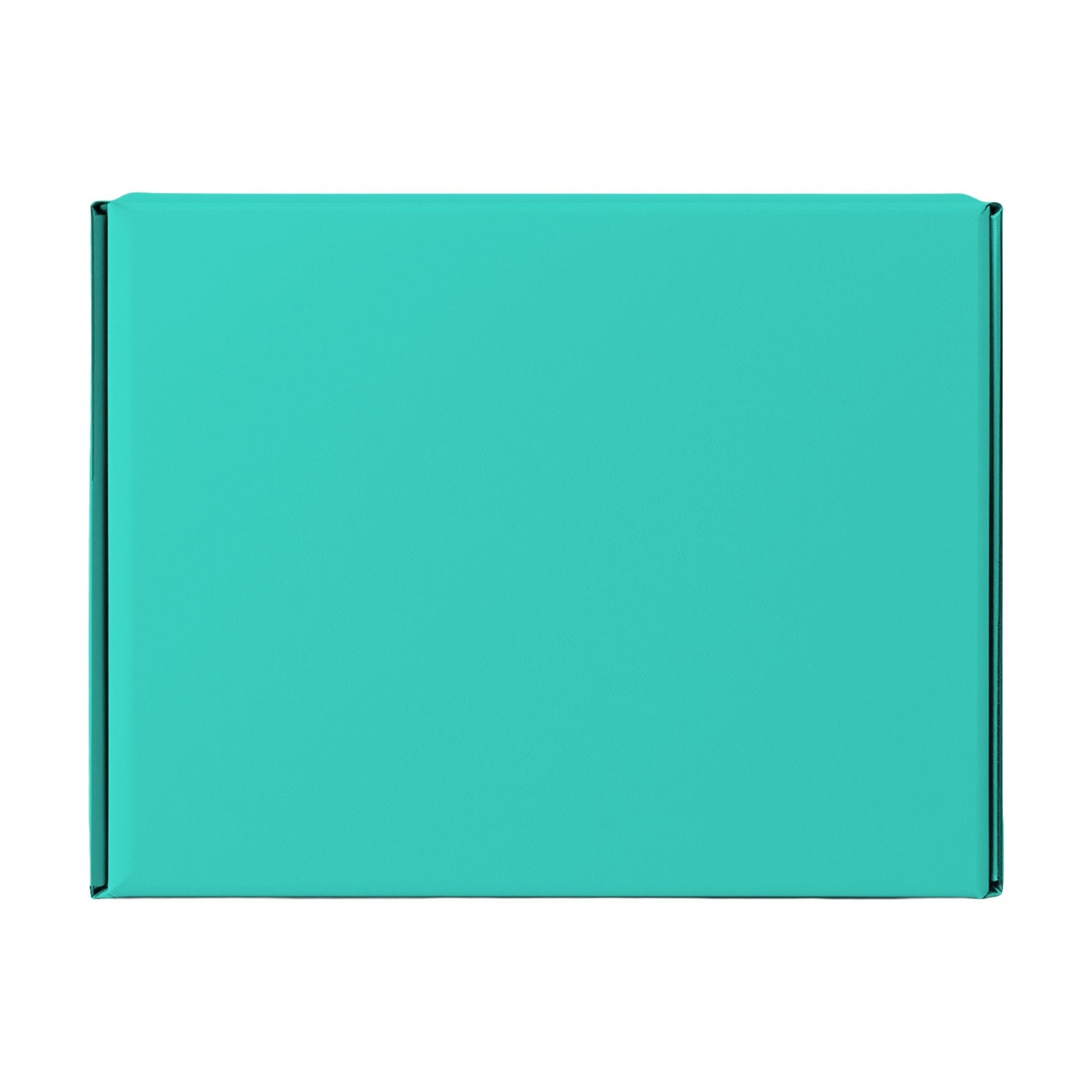 Turquoise ShippingBox Mockup | High Resolution JPG | POD Mockup Template | Commercial Use Download | MockupBulk