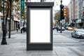 Street Advertising Frame Mockup, Blank Template #187 | Frame Template JPG | Instant bulkmockup Download | Commercial Use | MockupBulk