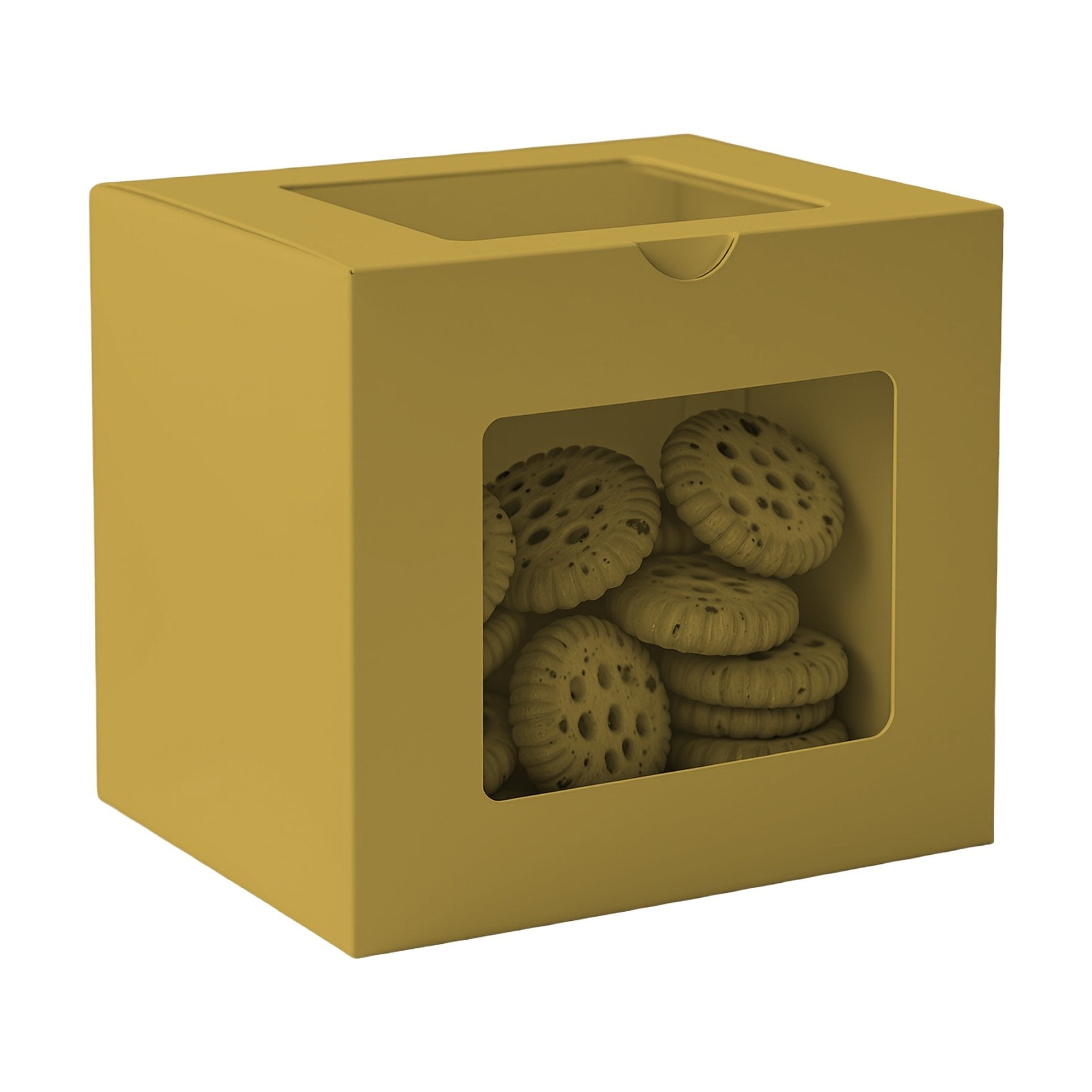 CookieBox Mockup | Antique Gold — POD Print Mockup | Instant JPG Download | Commercial Licence Included | MockupBulk