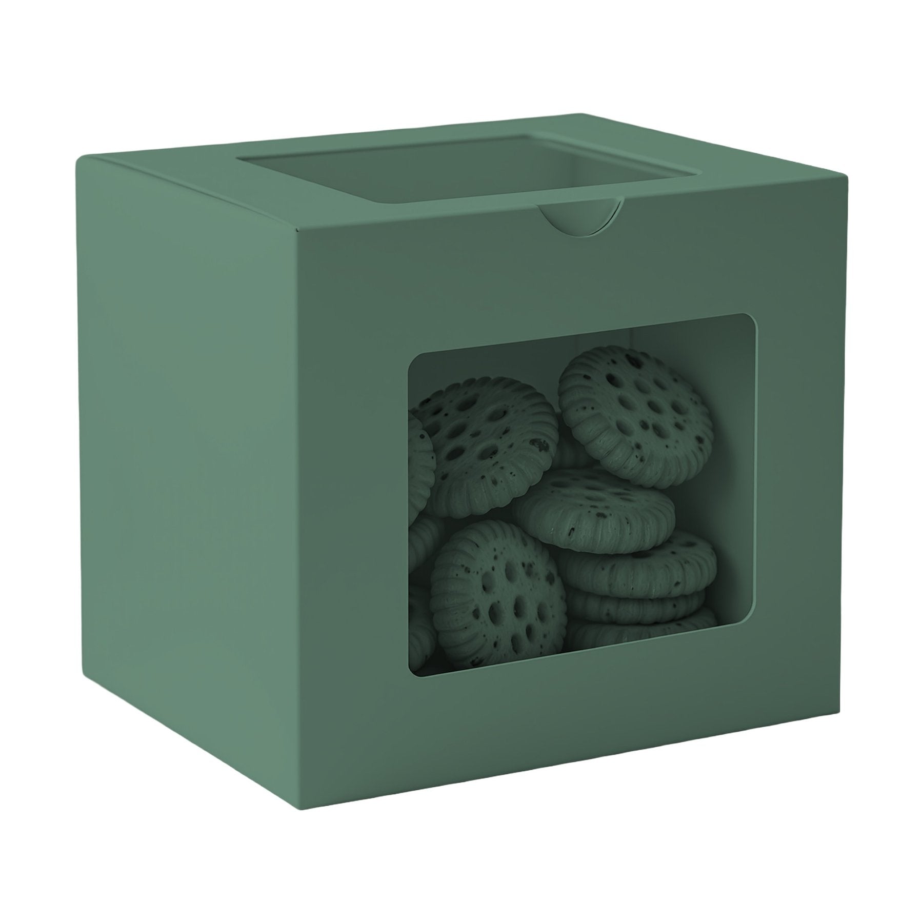 CookieBox Mockup | Antique Jade Dome — Digital Download Mockup | High-Resolution JPG | Commercial Use Included | MockupBulk