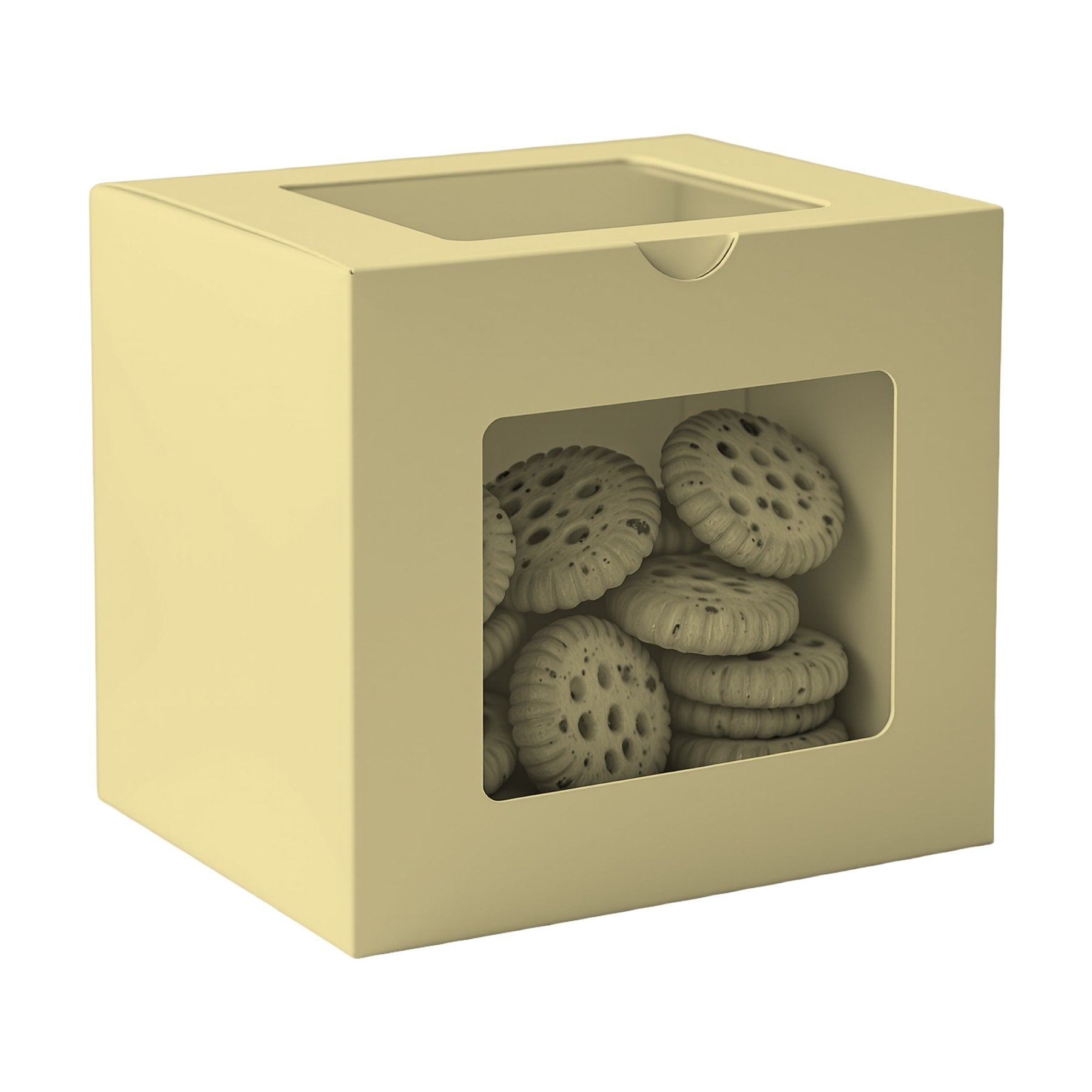 CookieBox Mockup | Banana Cream | Product Mockup JPG | Instant Download | Commercial Use for POD Sellers | MockupBulk