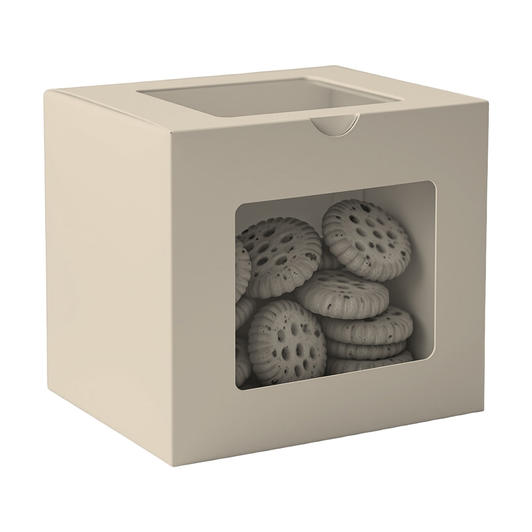 CookieBox Mockup, Bone | Instant Download JPG Mockup | POD Etsy Redbubble Printful | Commercial Use | MockupBulk