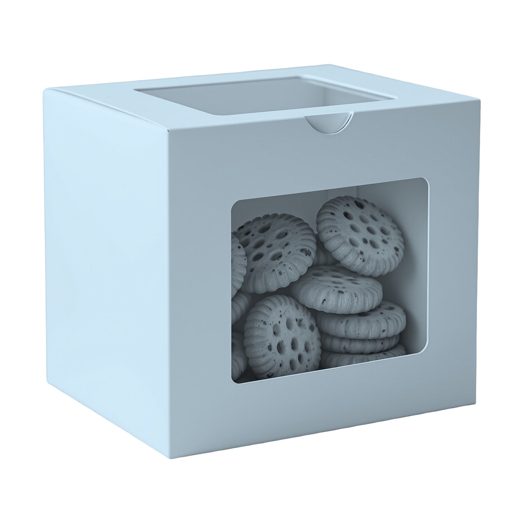 CookieBox Mockup | Ice Blue | High-Res Mockup Template | JPG Digital Download | Commercial Licence | MockupBulk