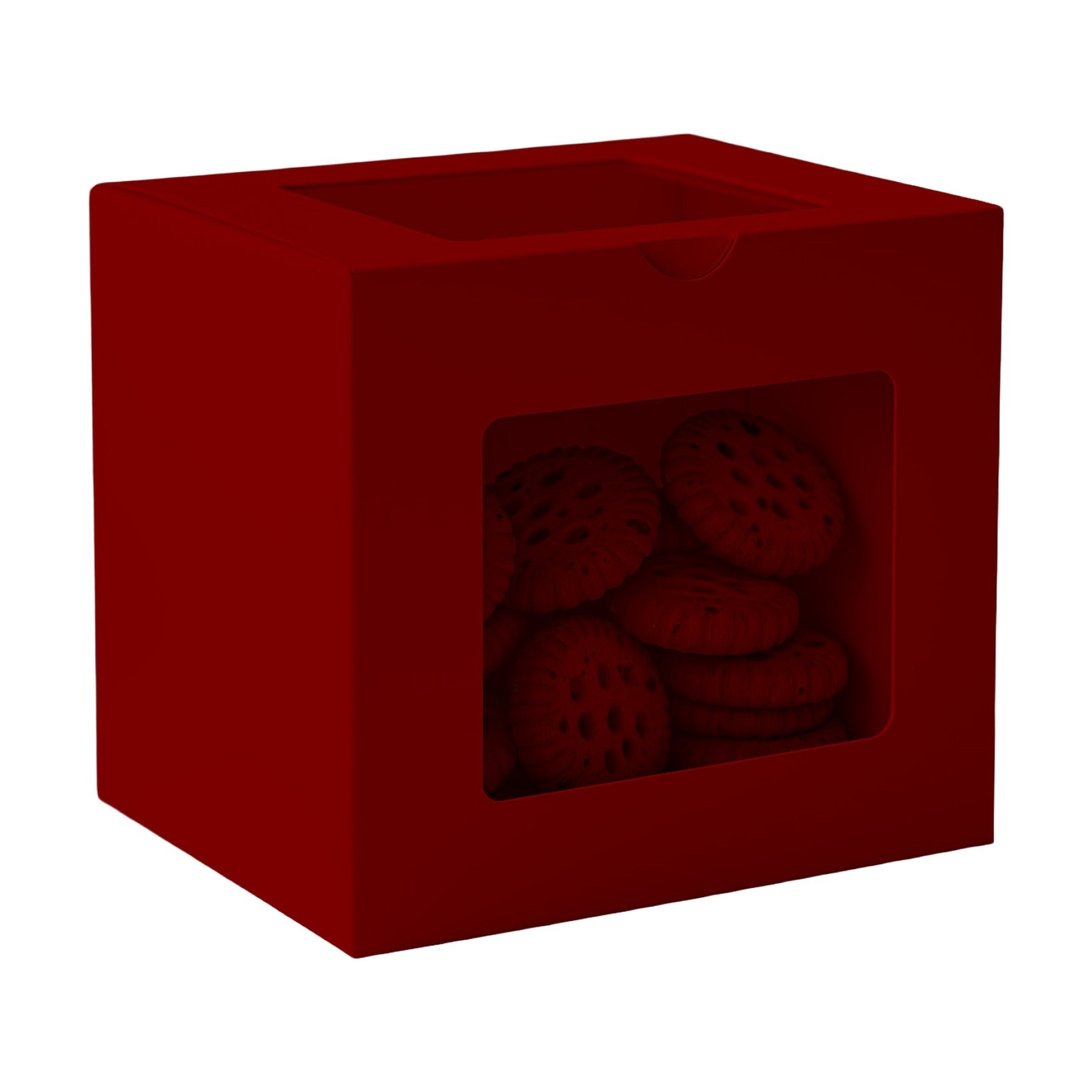 CookieBox Mockup | Maroon | JPG Mockup Download | For POD Sellers Designers Etsy Shops | Commercial Use | MockupBulk