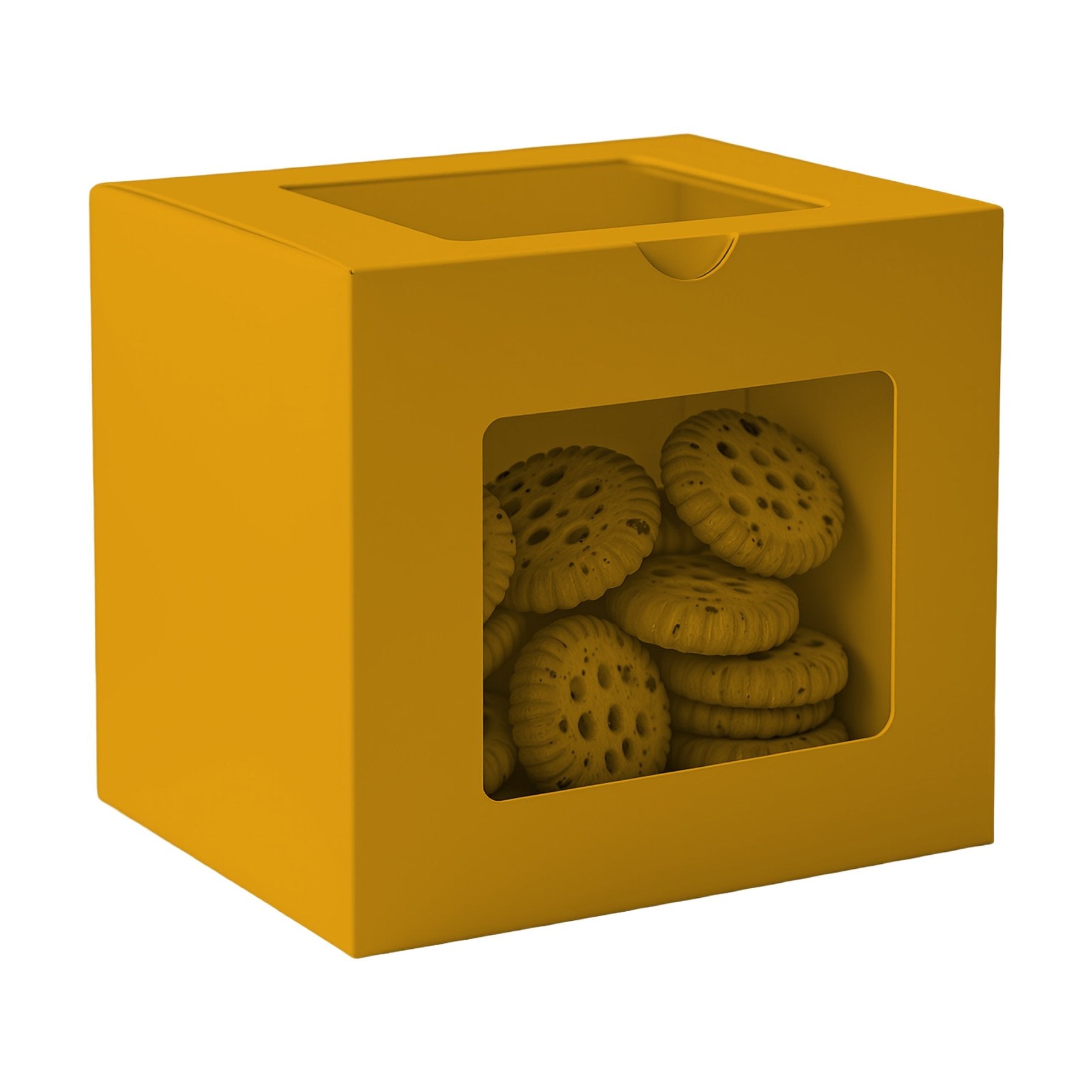 CookieBox Mockup | Mustard — Product Mockup JPG | Instant Download | Commercial Use for POD Sellers | MockupBulk