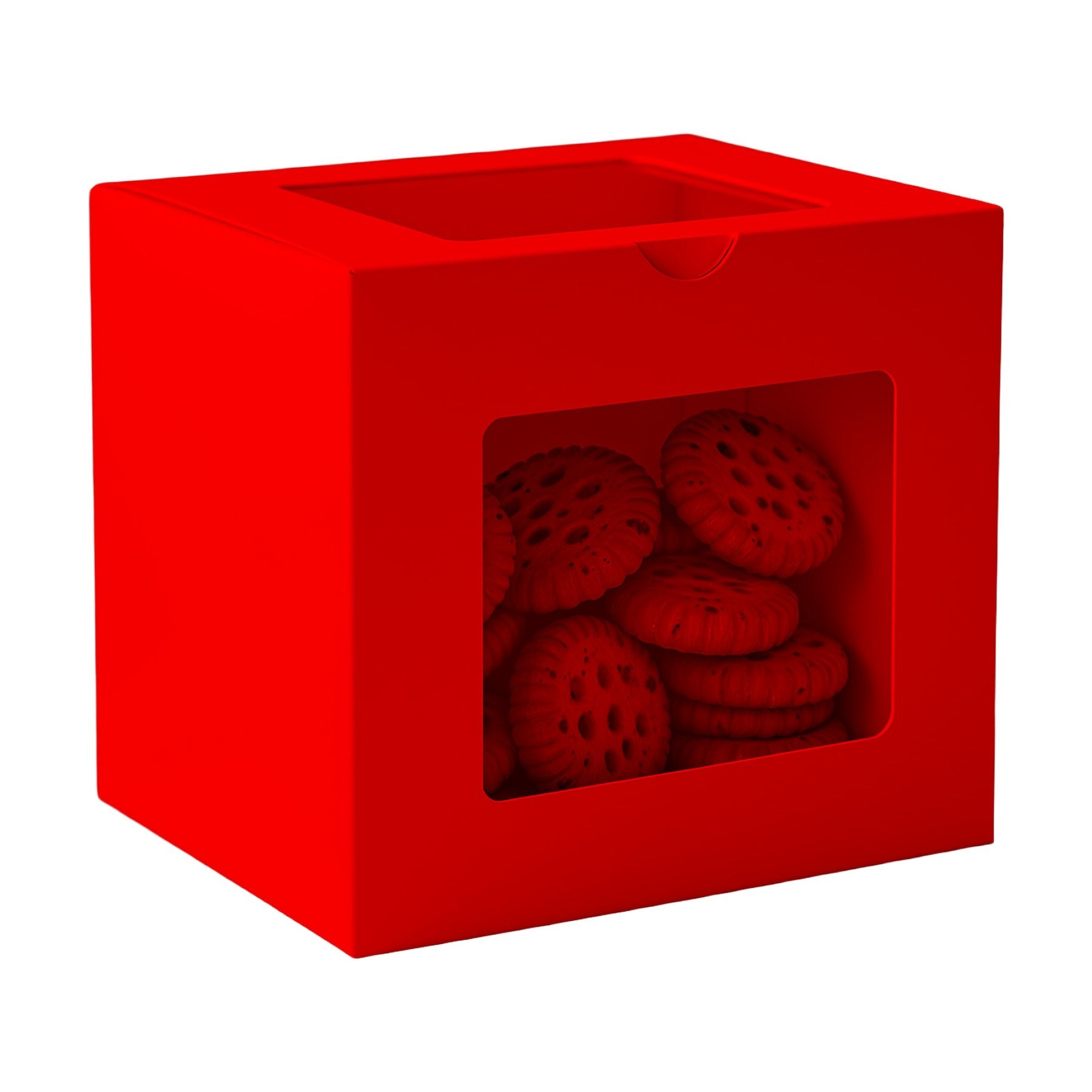 CookieBox Mockup | Red | Instant Download JPG Mockup | POD Etsy Redbubble Printful | Commercial Use | MockupBulk