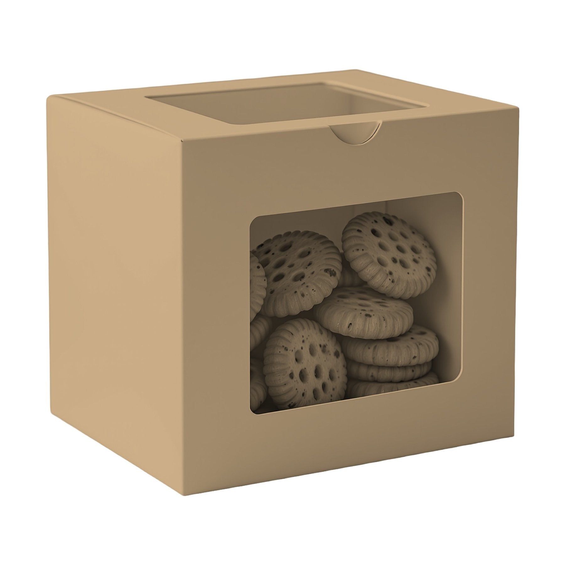 CookieBox Mockup | Tan — Instant JPG Download | Commercial Licence | Etsy POD Print Mockup | MockupBulk