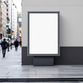 Street Advertising Frame Mockup — Blank Template #188 — Digital Frame Mockup | bulkmockup JPG Download | For POD Etsy Shopify | MockupBulk