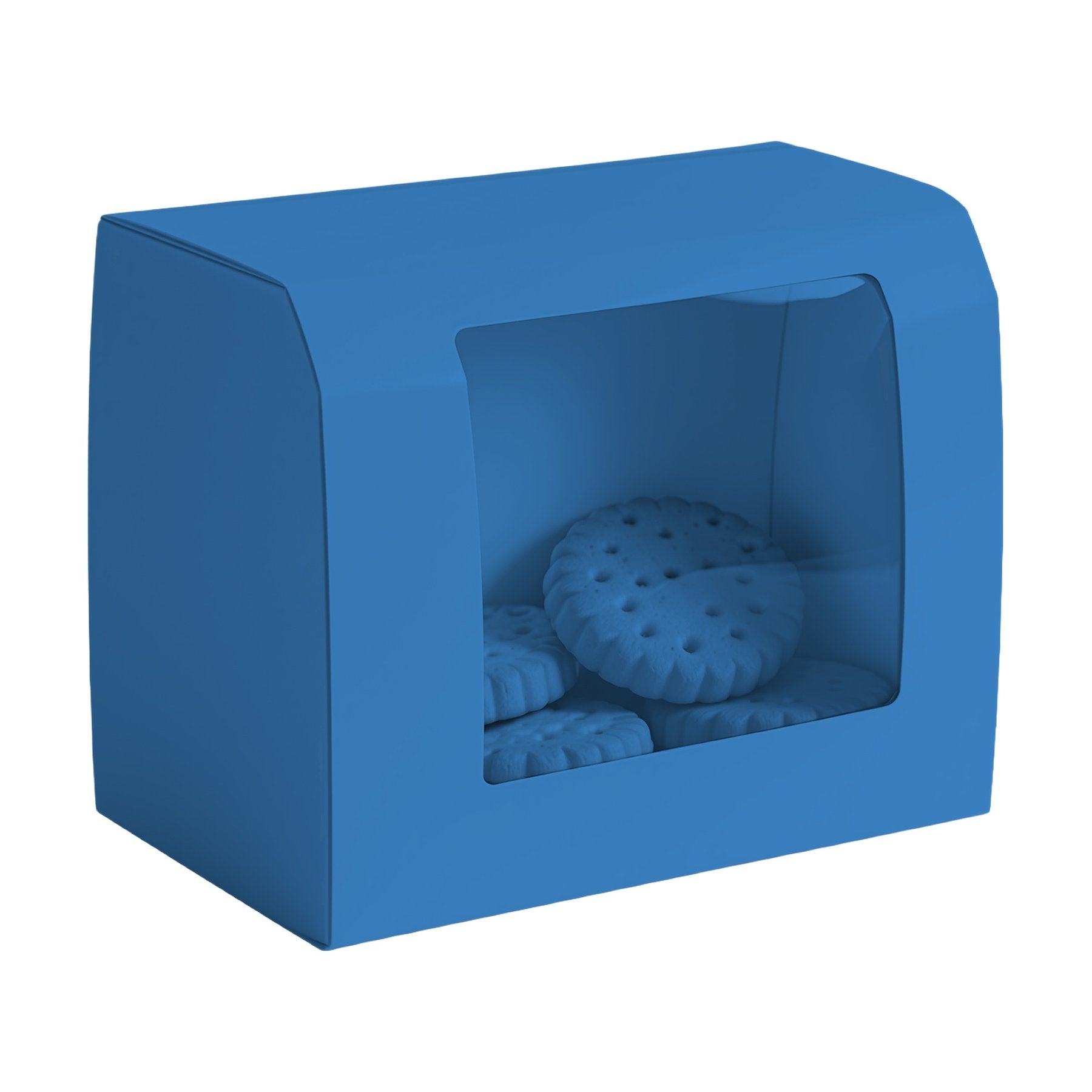 Azure Angle45 View CookieBox Mockup | High Resolution JPG | POD Mockup Template | Commercial Use Download | MockupBulk