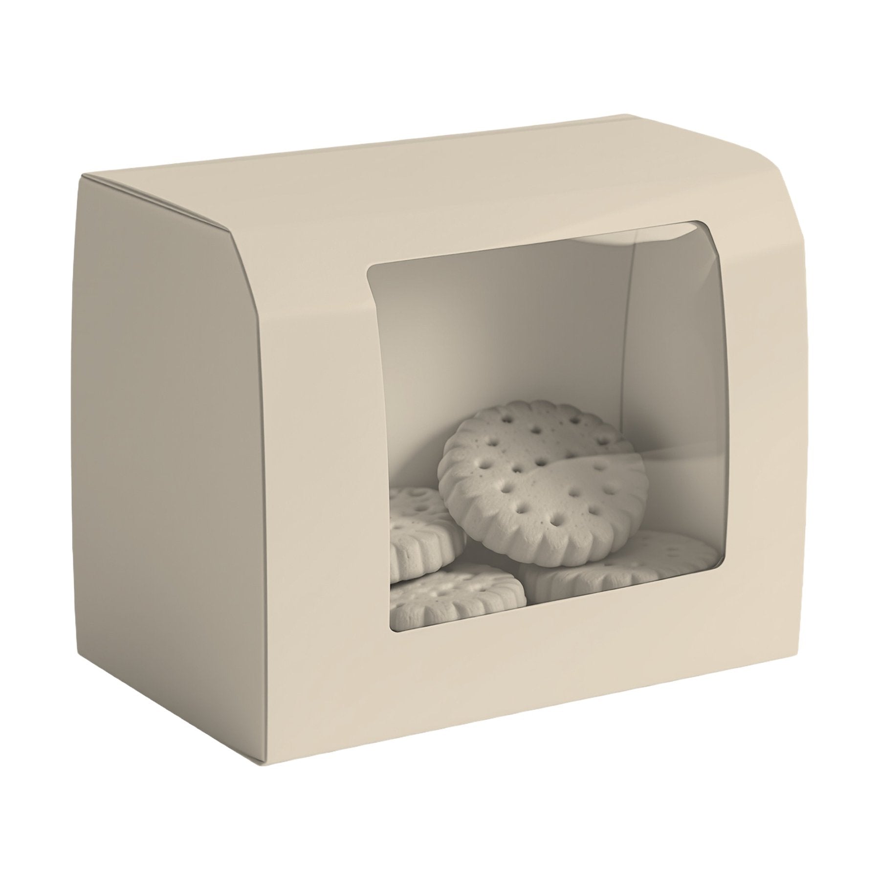 Bone Angle45 View CookieBox Mockup | High Resolution JPG | POD Mockup Template | Commercial Use Download | MockupBulk