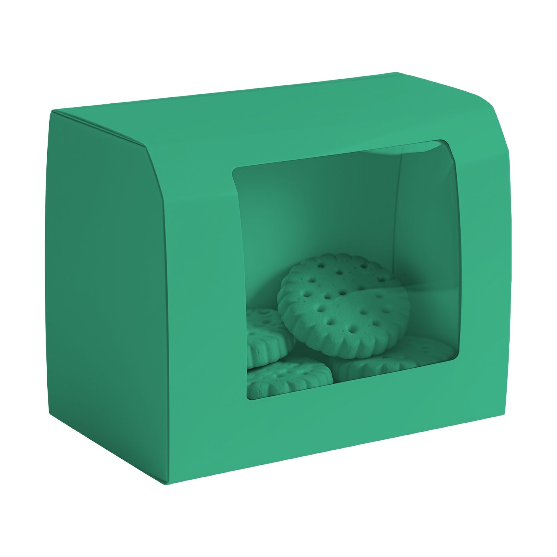 CookieBox Mockup — Bright Mint Angle45 View — JPG Digital Download | Etsy Shopify Mockup | Commercial Licence Included | MockupBulk