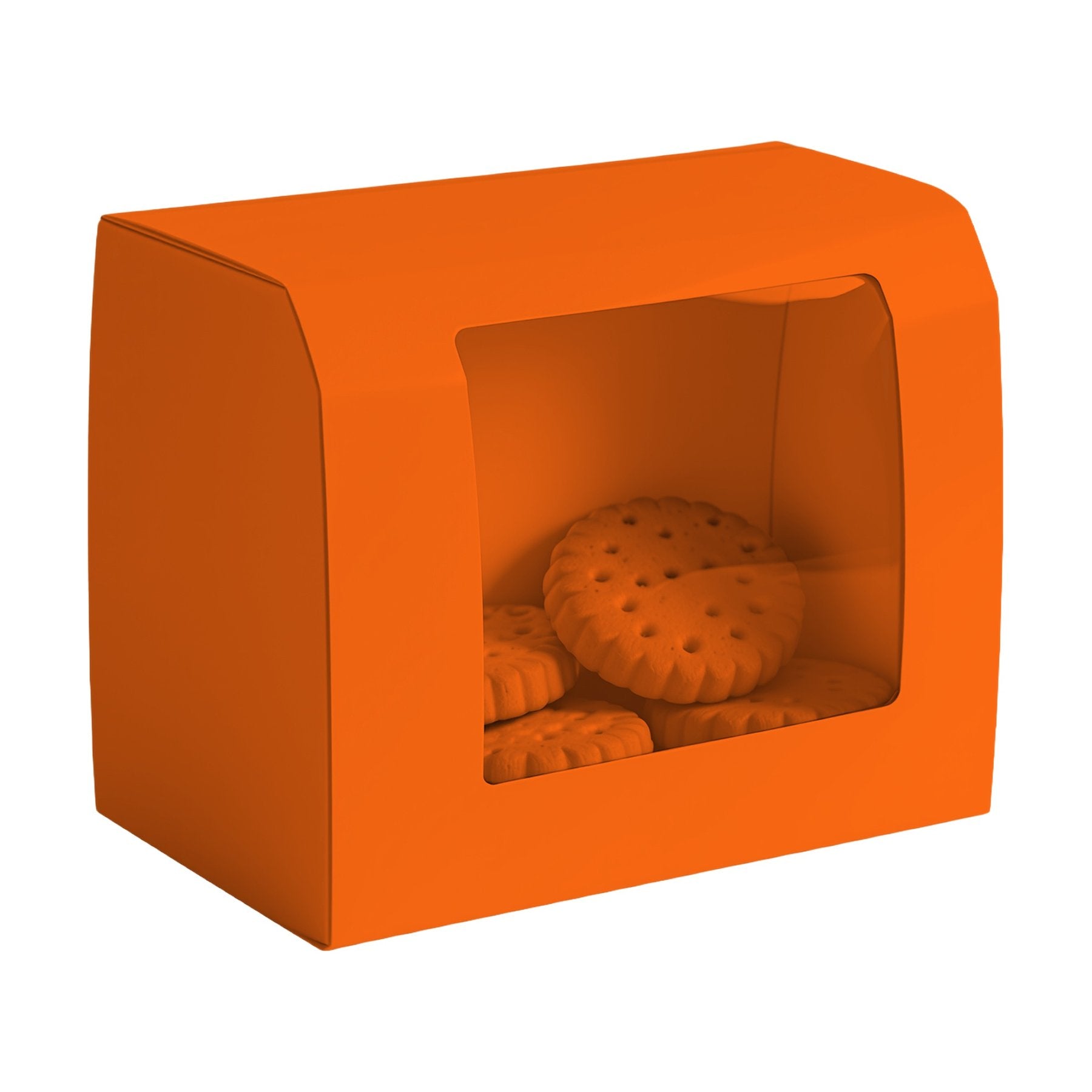 Bright Orange Angle45 View CookieBox Mockup | Instant Download JPG Mockup | POD Etsy Redbubble Printful | Commercial Use | MockupBulk