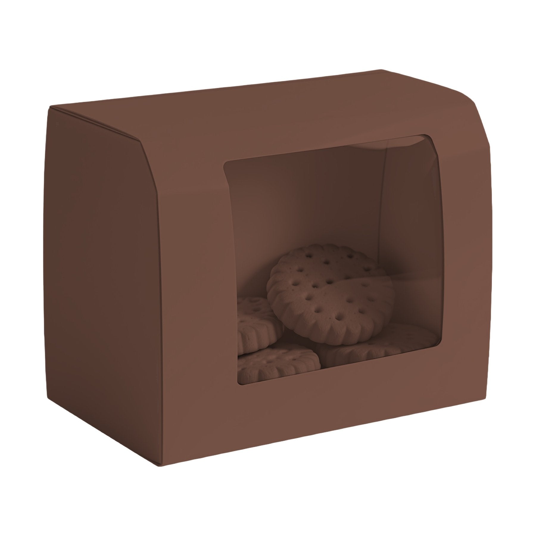 CookieBox Mockup | Brown Angle45 View — High Resolution JPG | POD Mockup Template | Commercial Use Download | MockupBulk