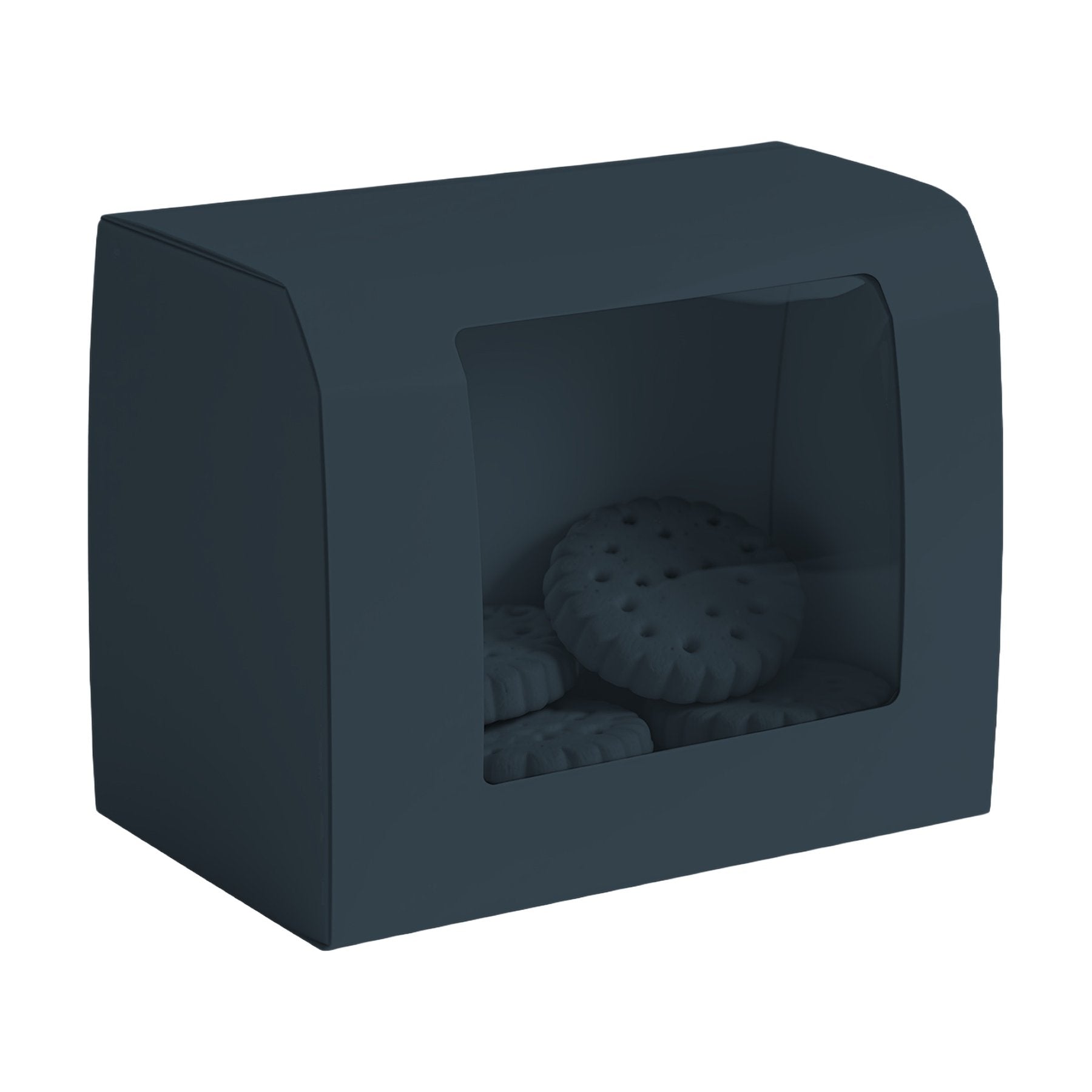 Charcoal Angle45 View CookieBox Mockup | Product Mockup JPG | Instant Download | Commercial Use for POD Sellers | MockupBulk