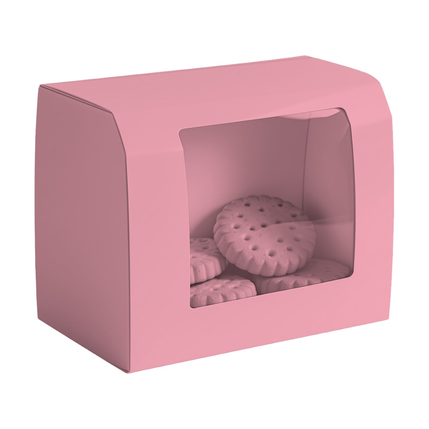 CookieBox Mockup | Charity Pink Angle45 View — High Resolution JPG | POD Mockup Template | Commercial Use Download | MockupBulk