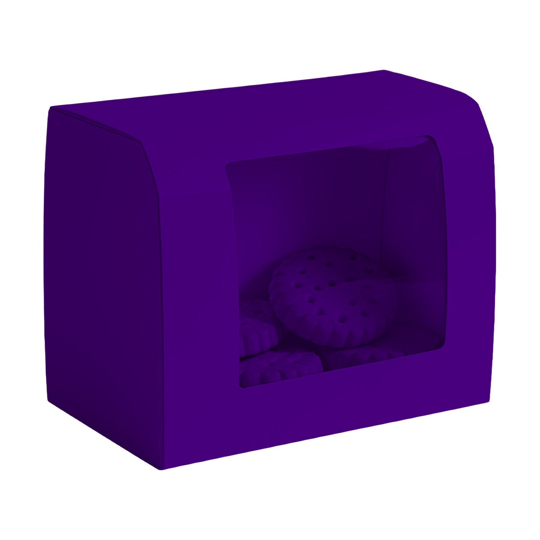 CookieBox Mockup | Indigo Angle45 View | High-Res Mockup Template | JPG Digital Download | Commercial Licence | MockupBulk
