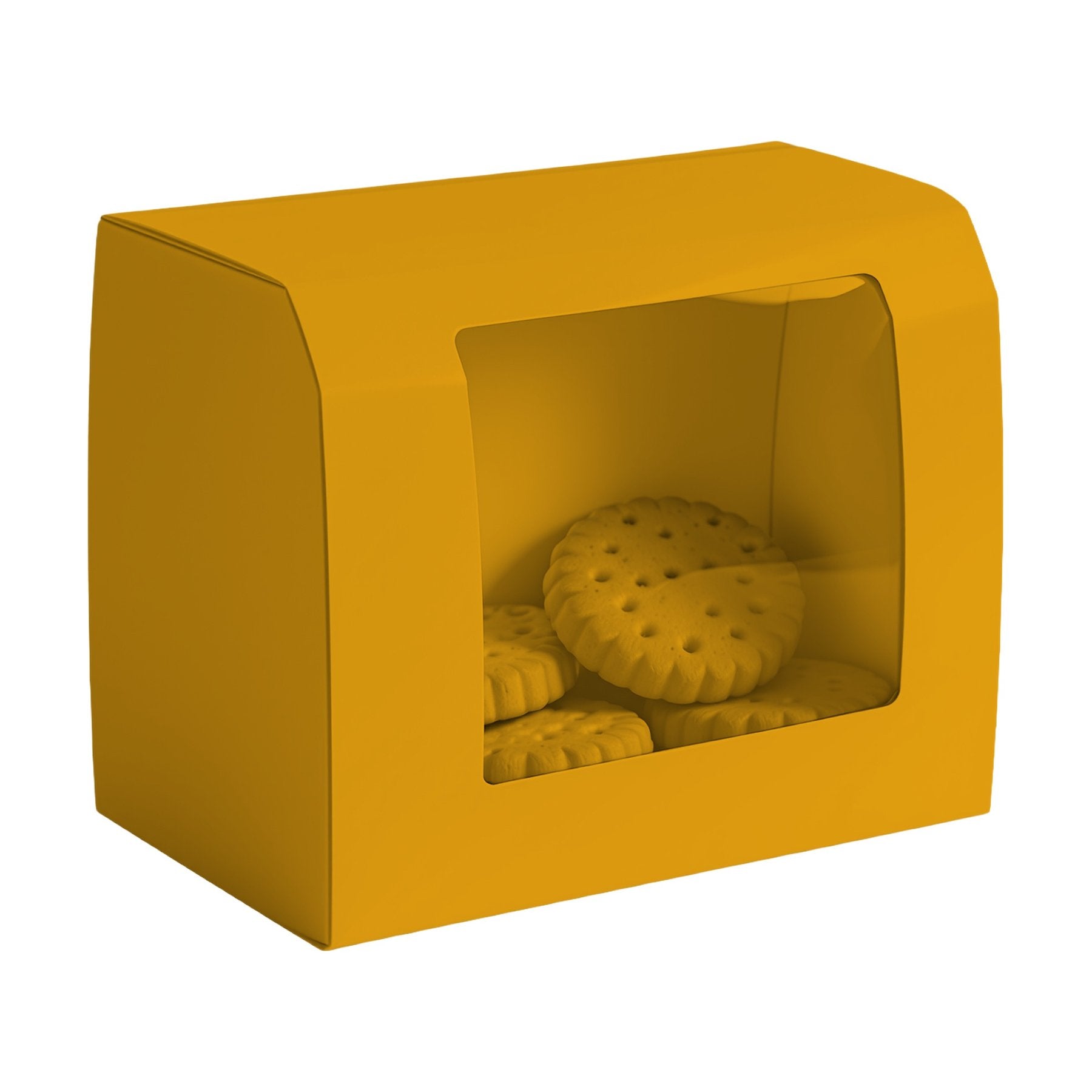 CookieBox Mockup | Mustard Angle45 View | JPG Digital Download | Etsy Shopify Mockup | Commercial Licence Included | MockupBulk