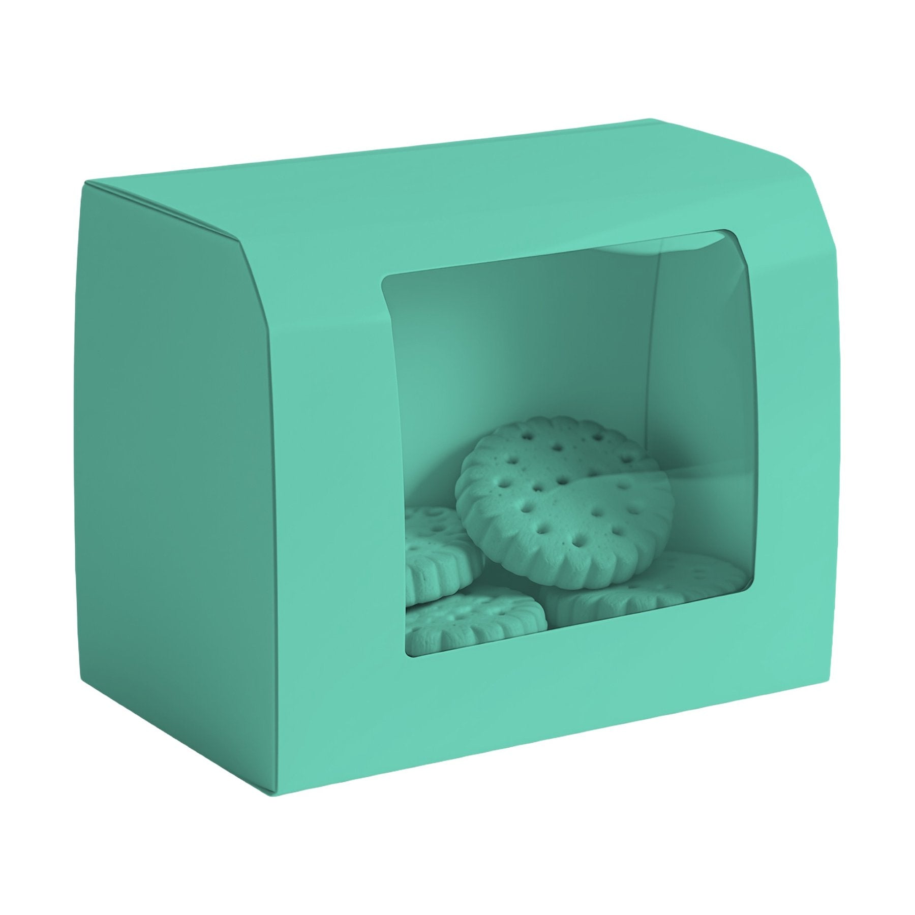 CookieBox Mockup | Seafoam Angle45 View | Instant Download JPG Mockup | POD Etsy Redbubble Printful | Commercial Use | MockupBulk