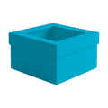 CakeBox Mockup | Aqua | High-Res Mockup Template | JPG Digital Download | Commercial Licence | MockupBulk