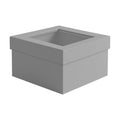 CakeBox Mockup | Athletic Heather — Instant Download JPG Mockup | POD Etsy Redbubble Printful | Commercial Use | MockupBulk