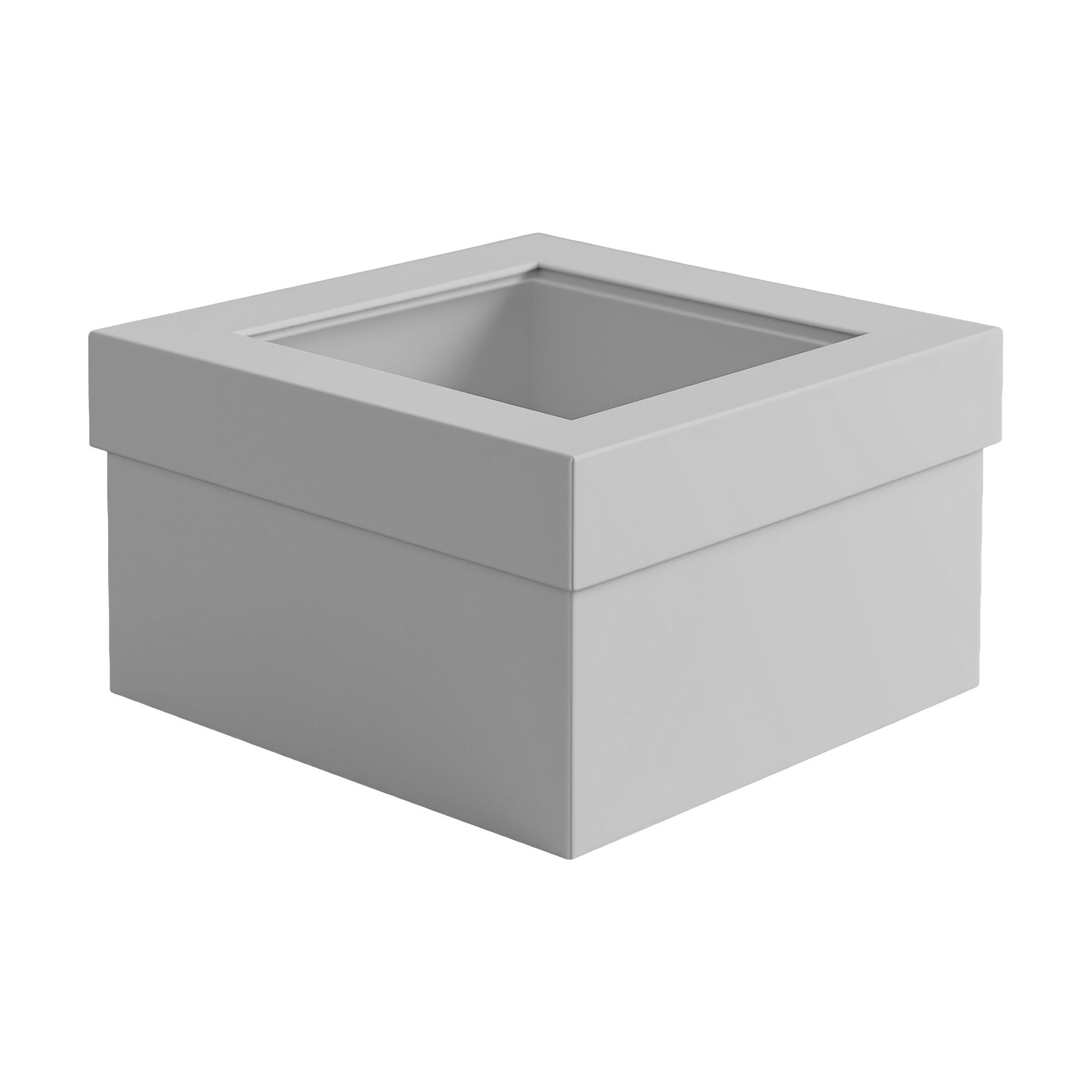CakeBox Mockup, Light Gray | Print on Demand Mockup | High-Res JPG Download | Commercial Use Included | MockupBulk