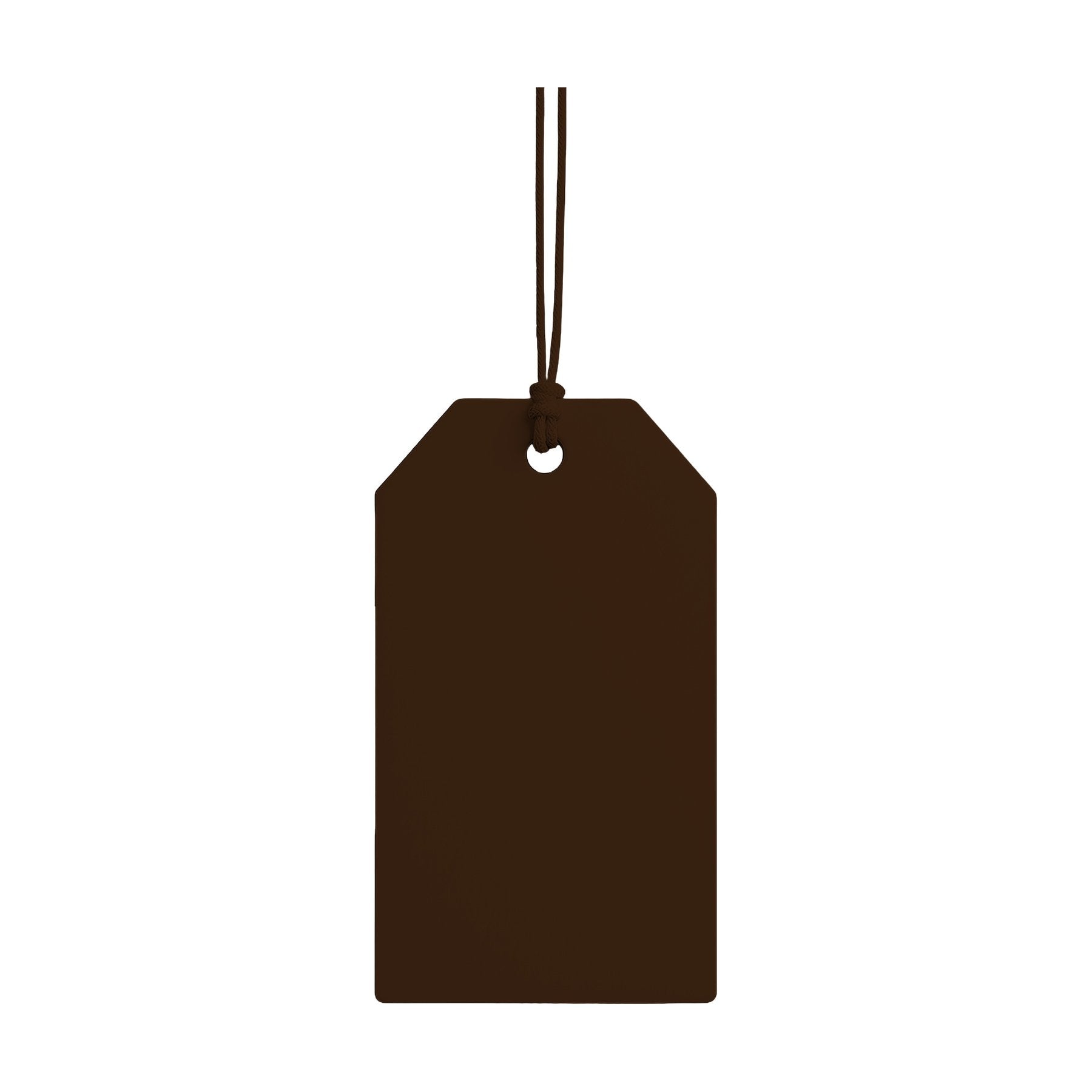 HangTag Mockup — Dark Chocolate — High Resolution JPG | POD Mockup Template | Commercial Use Download | MockupBulk