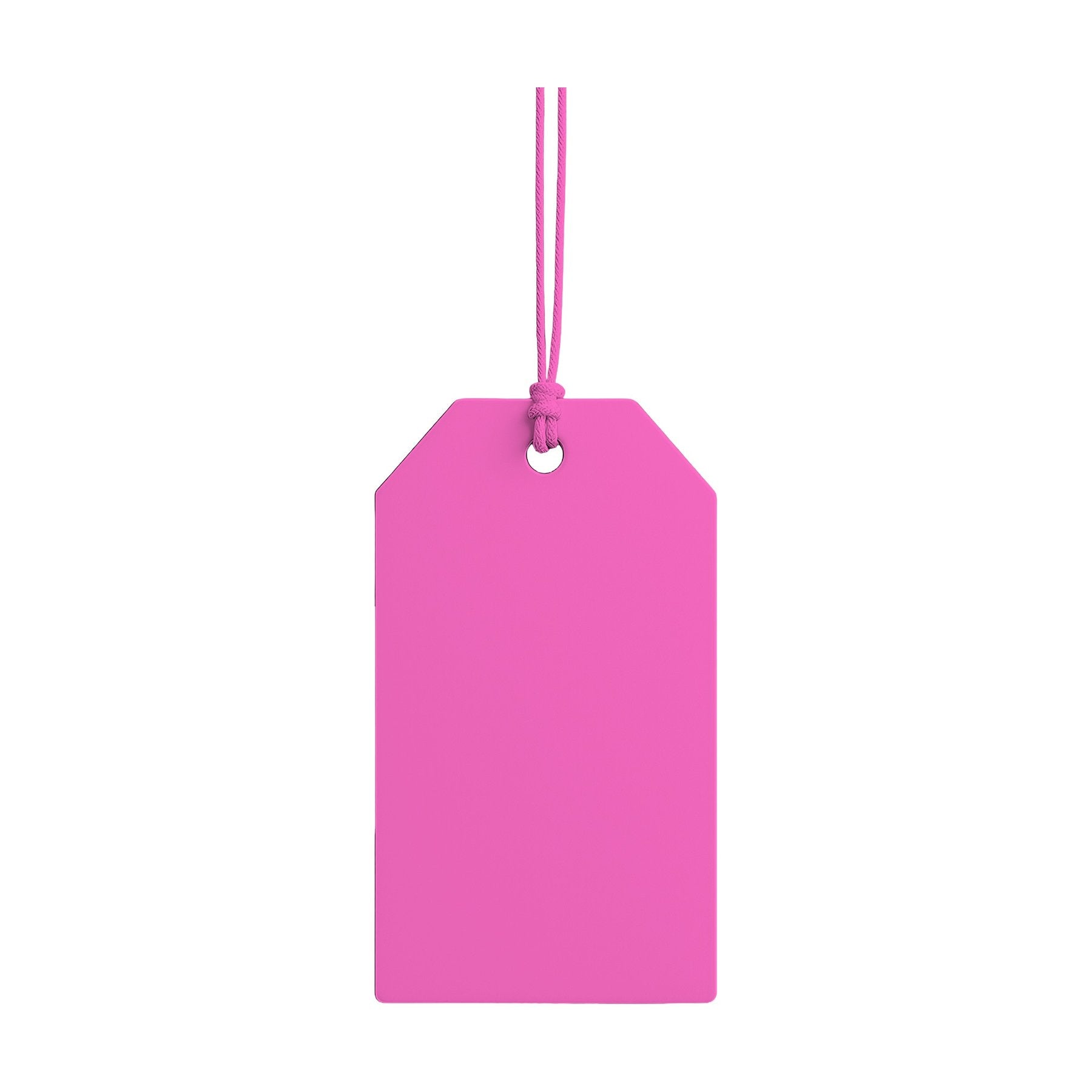 HangTag Mockup, Neon Pink | Instant Download JPG Mockup | POD Etsy Redbubble Printful | Commercial Use | MockupBulk