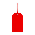 HangTag Mockup | Red — Instant JPG Download | Commercial Licence | Etsy POD Print Mockup | MockupBulk