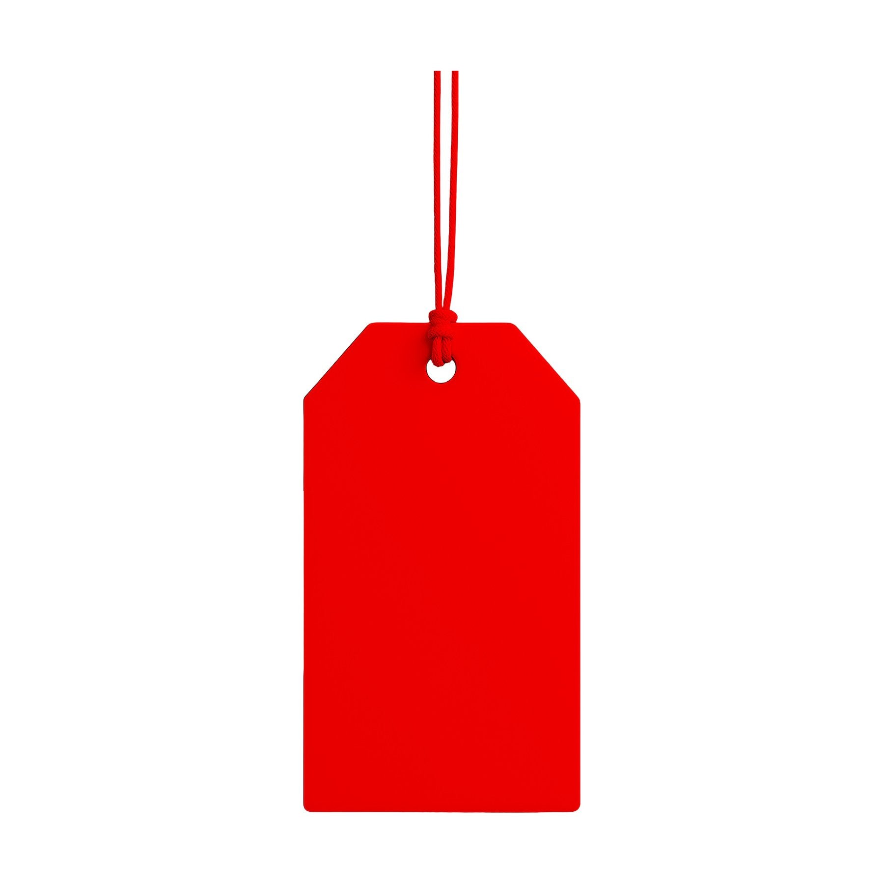 HangTag Mockup | Red — Instant JPG Download | Commercial Licence | Etsy POD Print Mockup | MockupBulk