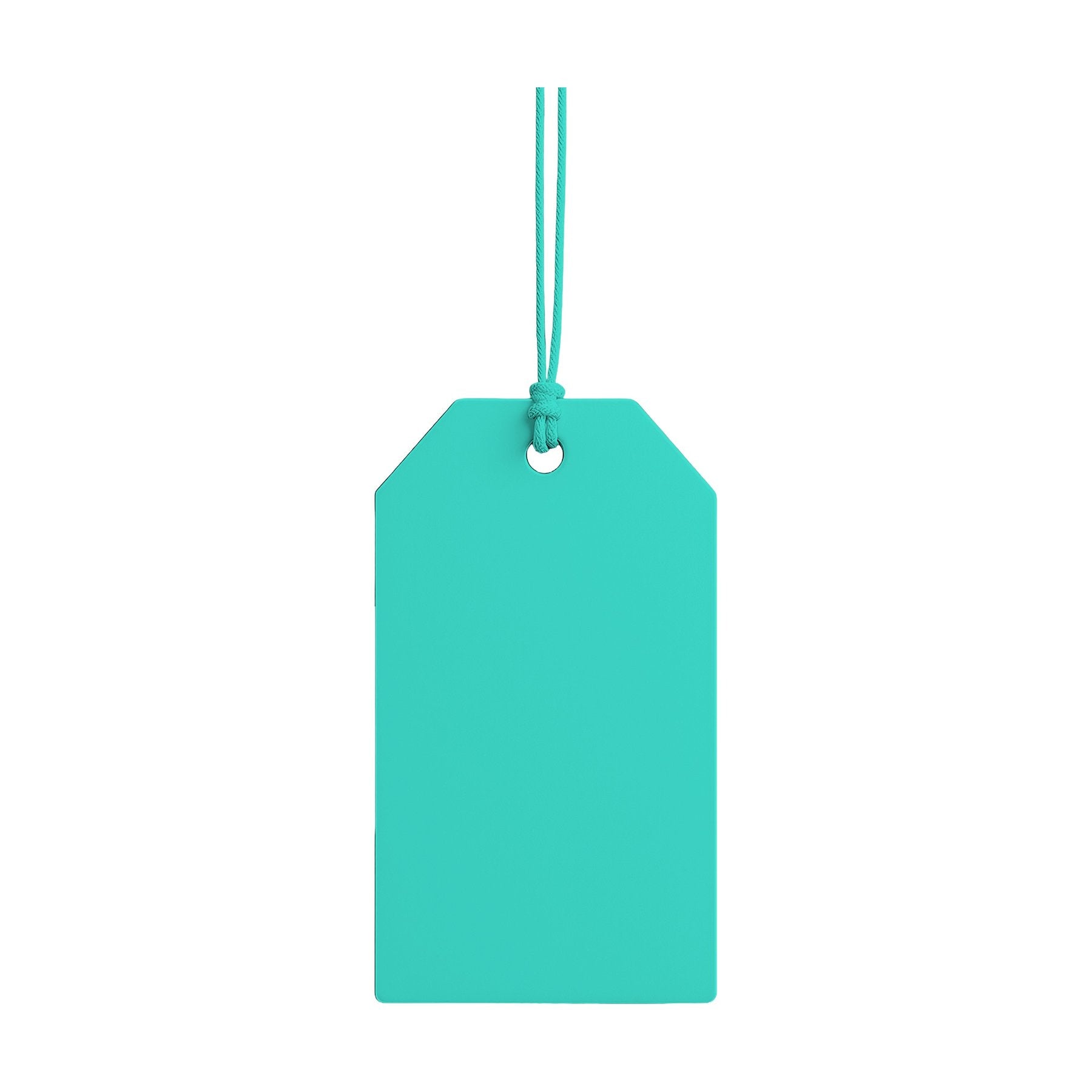 Turquoise HangTag Mockup | Digital Download Mockup | High-Resolution JPG | Commercial Use Included | MockupBulk