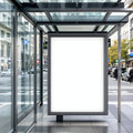 Blank Template #196 Street Advertising Frame Mockup | bulkmockup Frame Template | Instant Download JPG | Commercial Use | MockupBulk