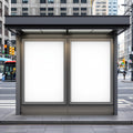 Street Advertising Frame Mockup, Blank Template #197 | High-Resolution JPG | bulkmockup Template | For Etsy POD Print Sellers | MockupBulk