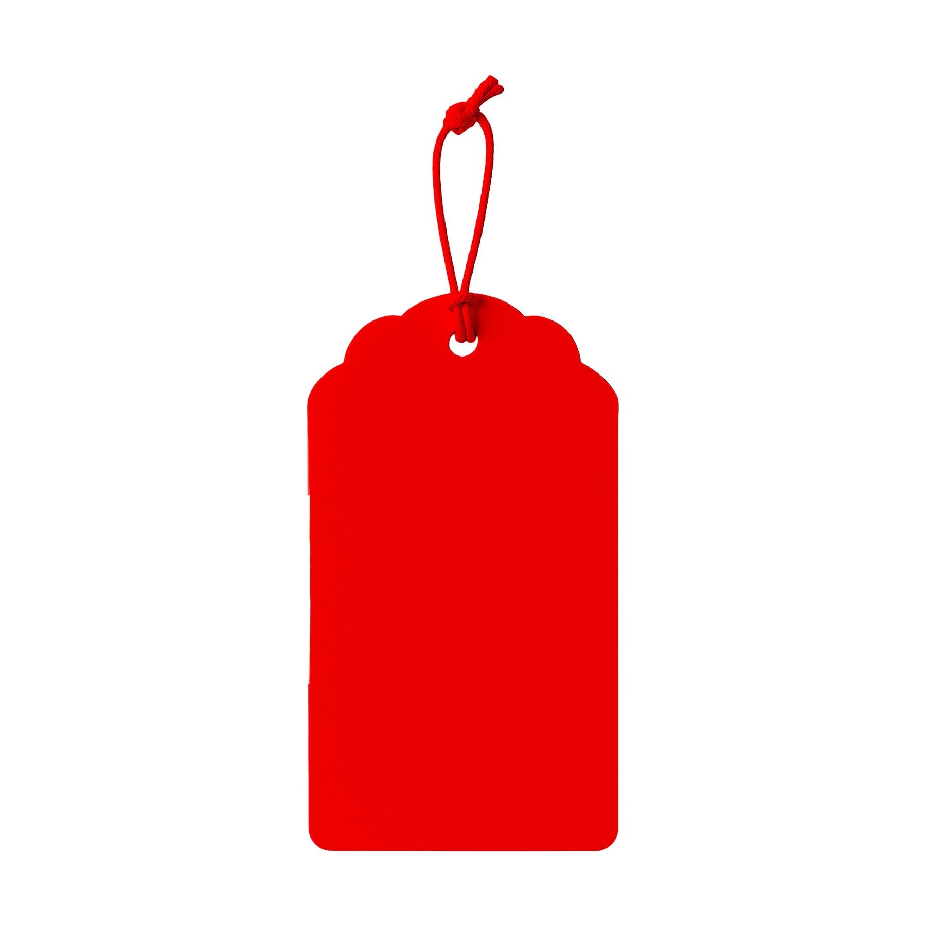 HangTag Mockup — Red — JPG Mockup Download | For POD Sellers Designers Etsy Shops | Commercial Use | MockupBulk